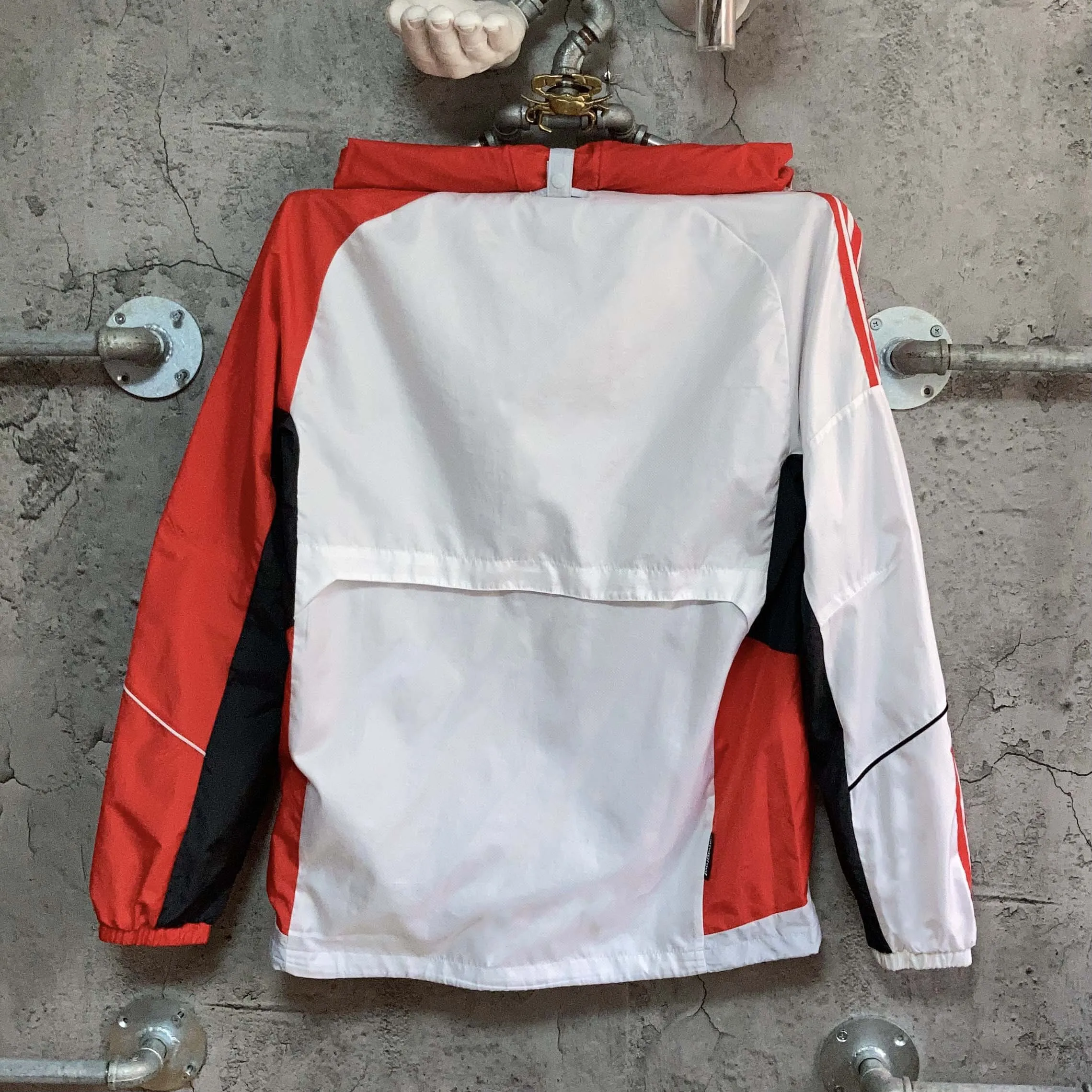 adidas jogging jacket red