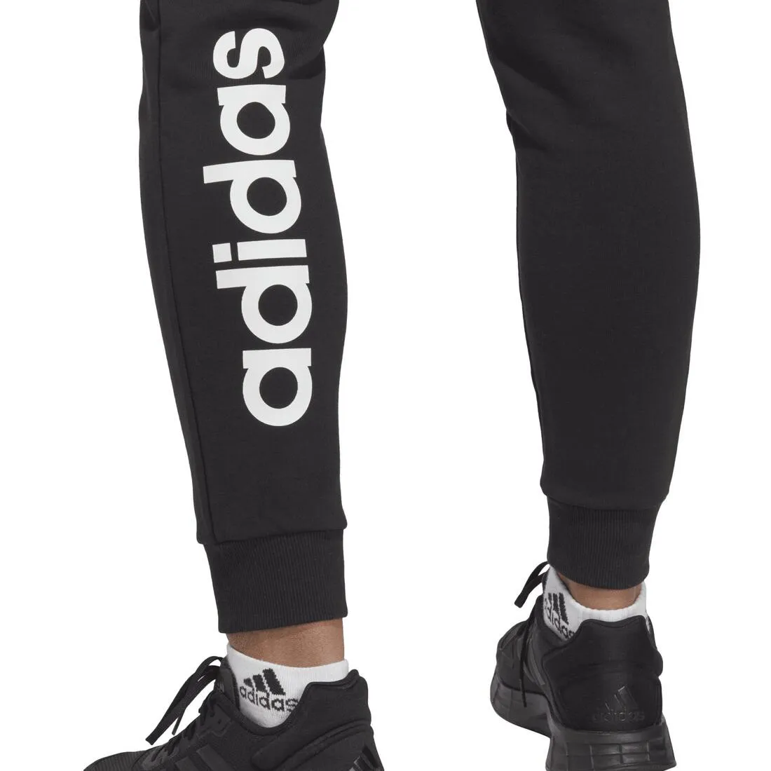 ADIDAS MEN ESSENTIALS LINEAR FRENCH TERRY CUFFED PANT