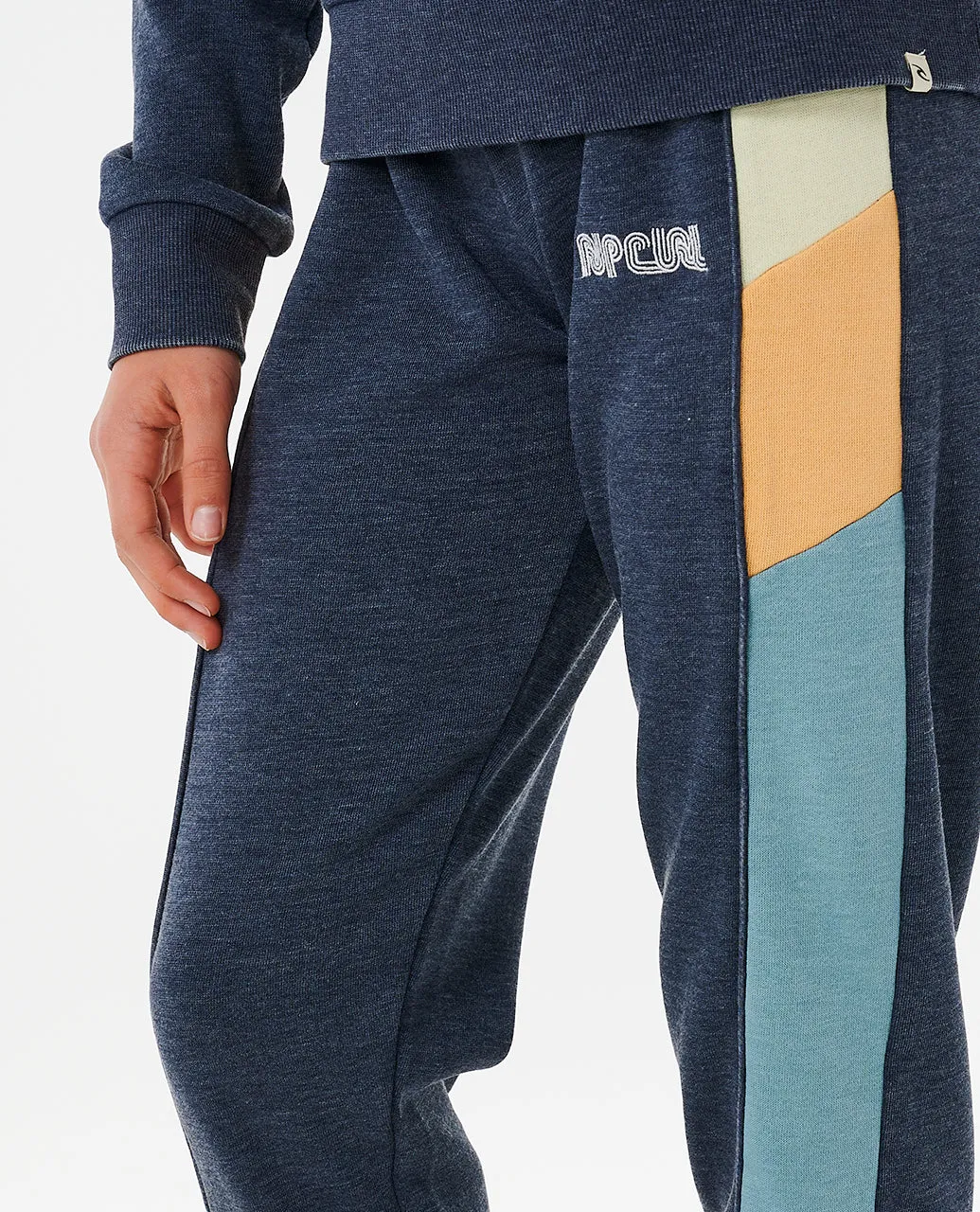 BLOCK PARTY TRACK PANT- GIRL - NAVY (AGES 12 & 14)