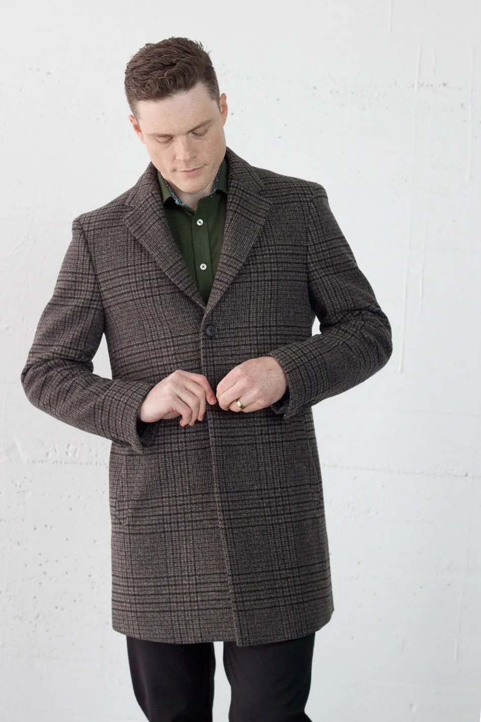Boston 3/4 Downtown Check Coat