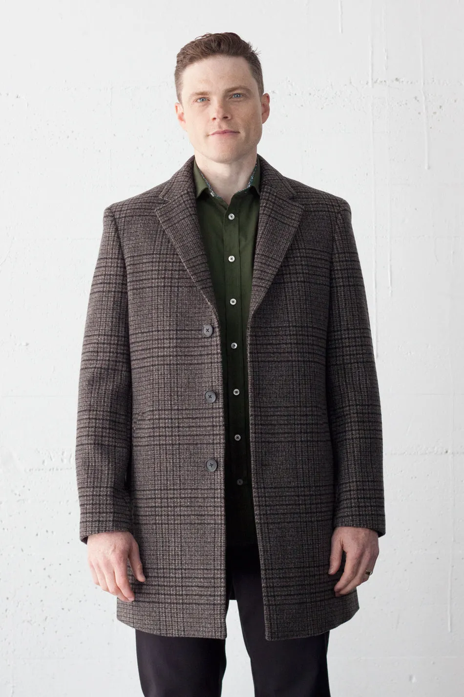 Boston 3/4 Downtown Check Coat