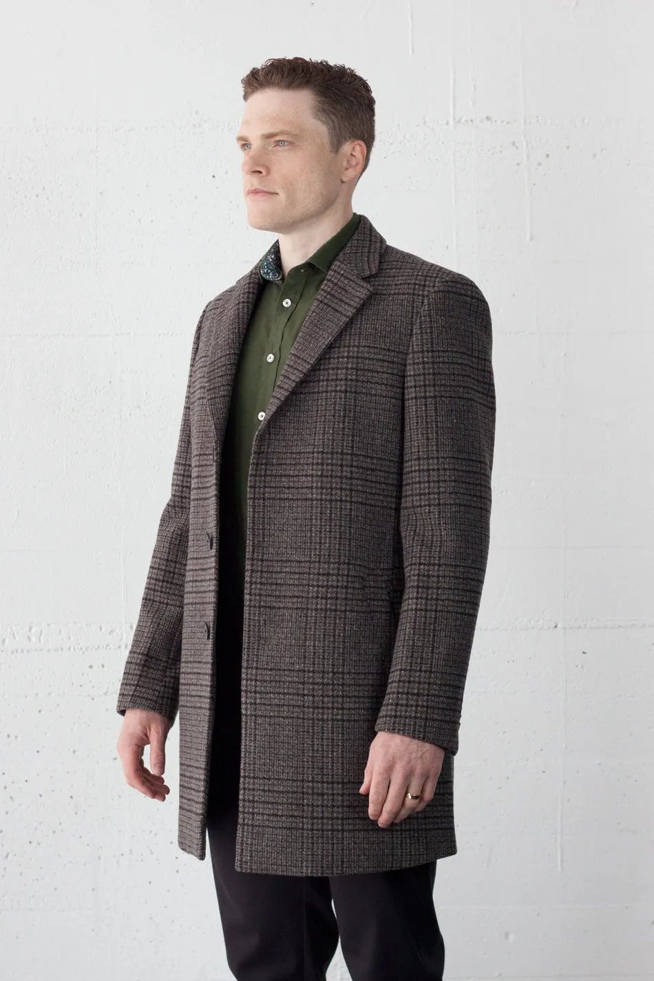 Boston 3/4 Downtown Check Coat
