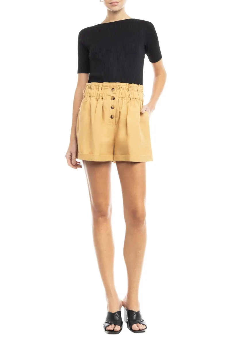 Butterscotch Paperbag Shorts