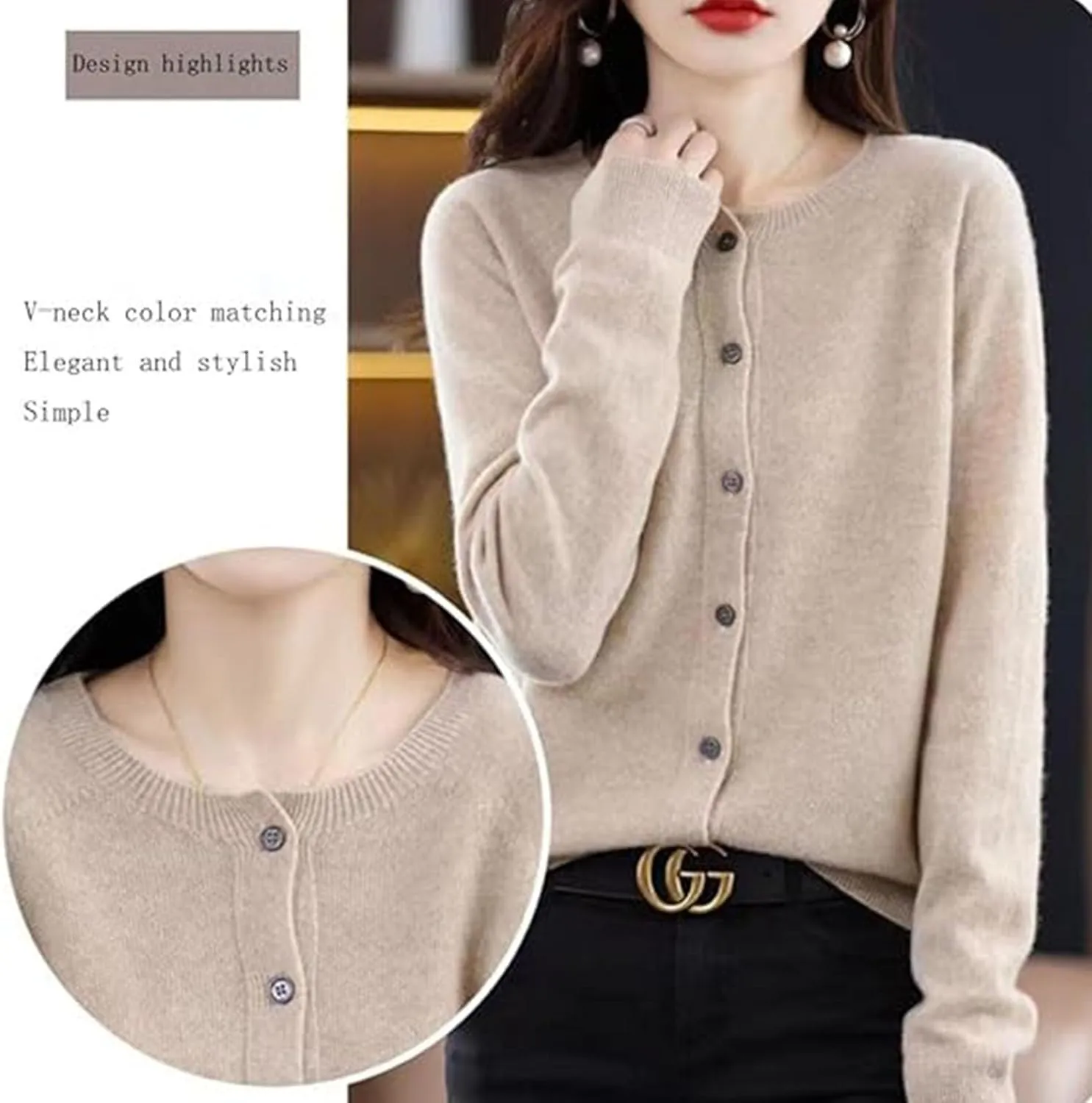 Cashmere Cardigans for Women, Crochet Sweaters for Women