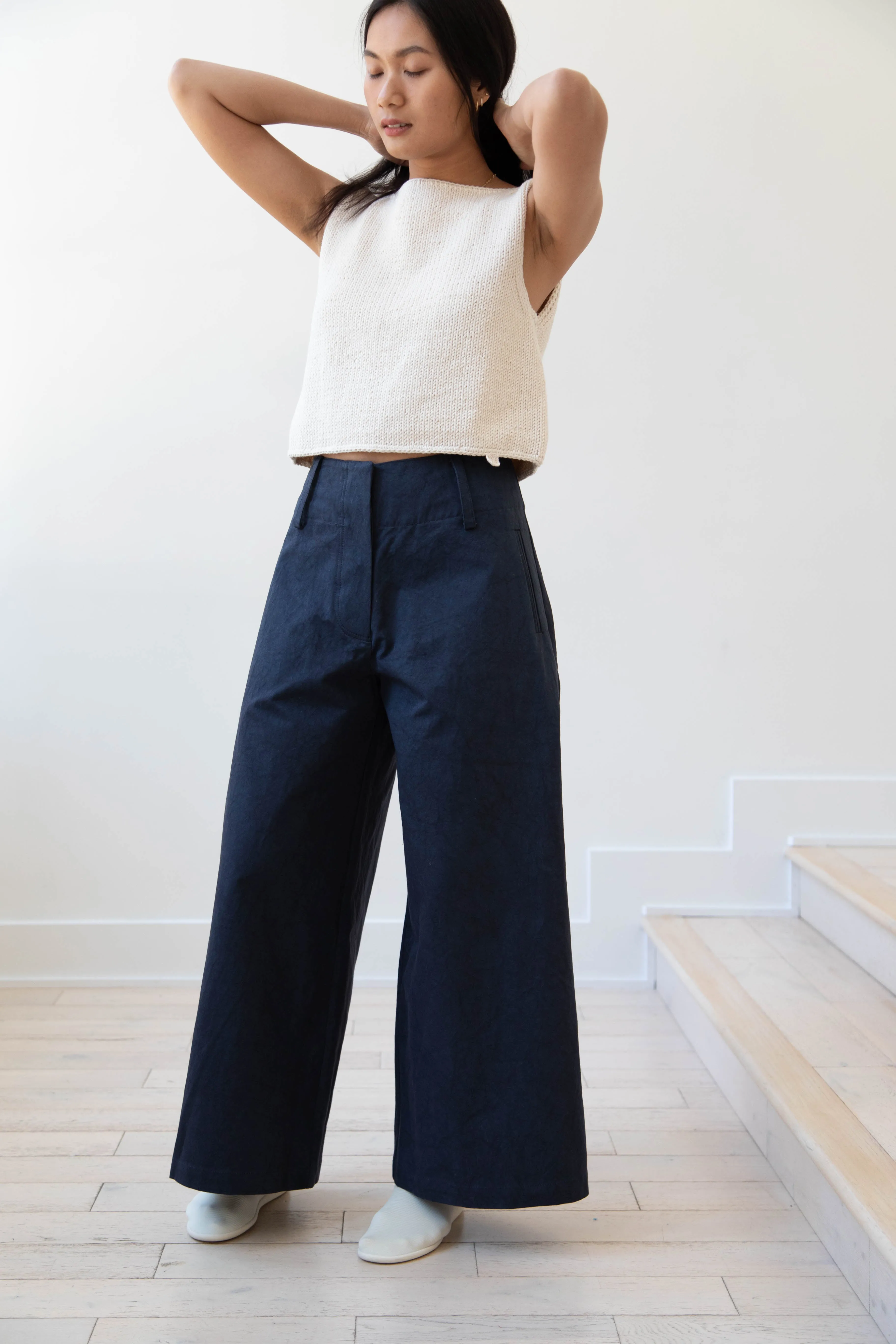 Cawley | Grace Trousers in Dark Navy