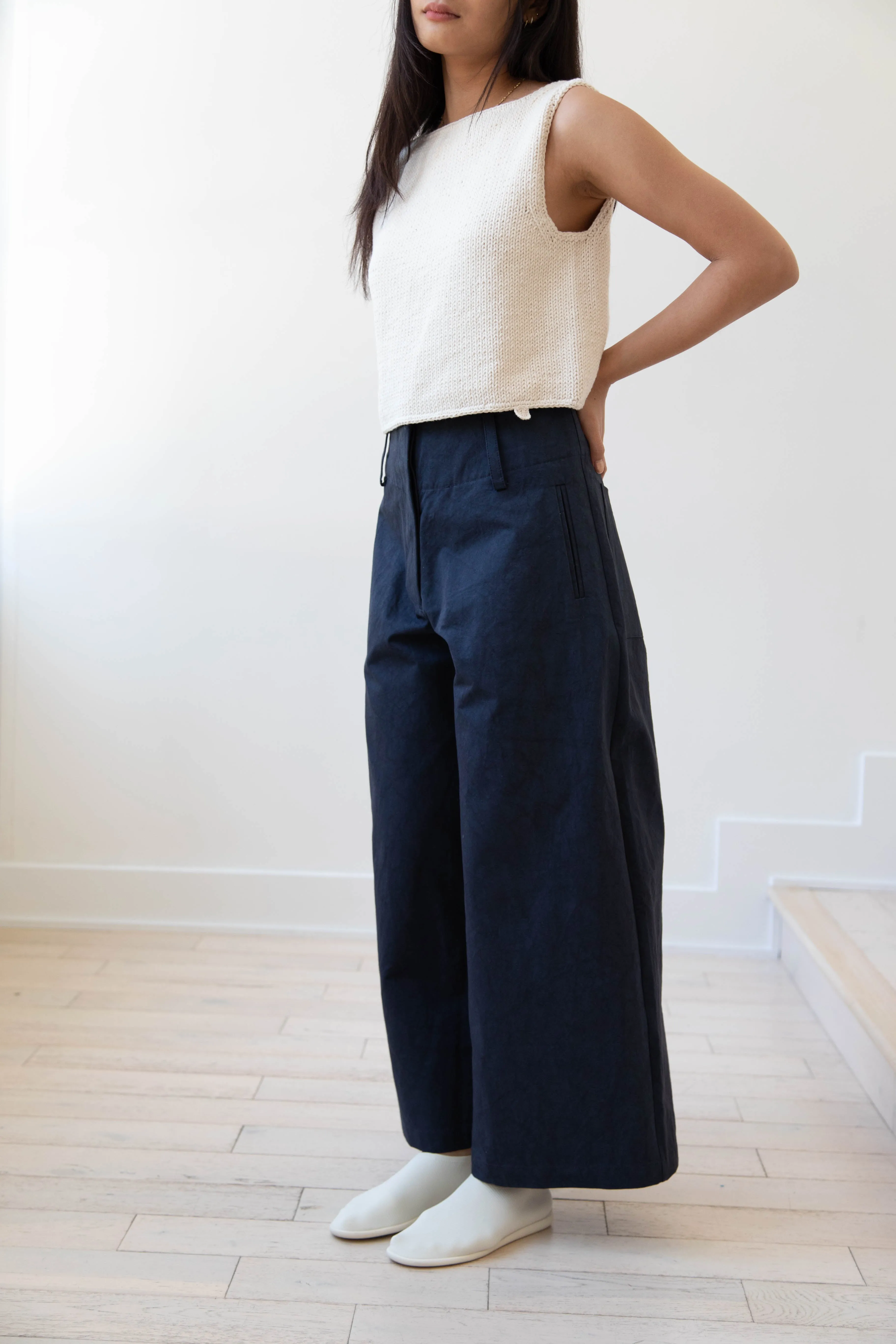 Cawley | Grace Trousers in Dark Navy