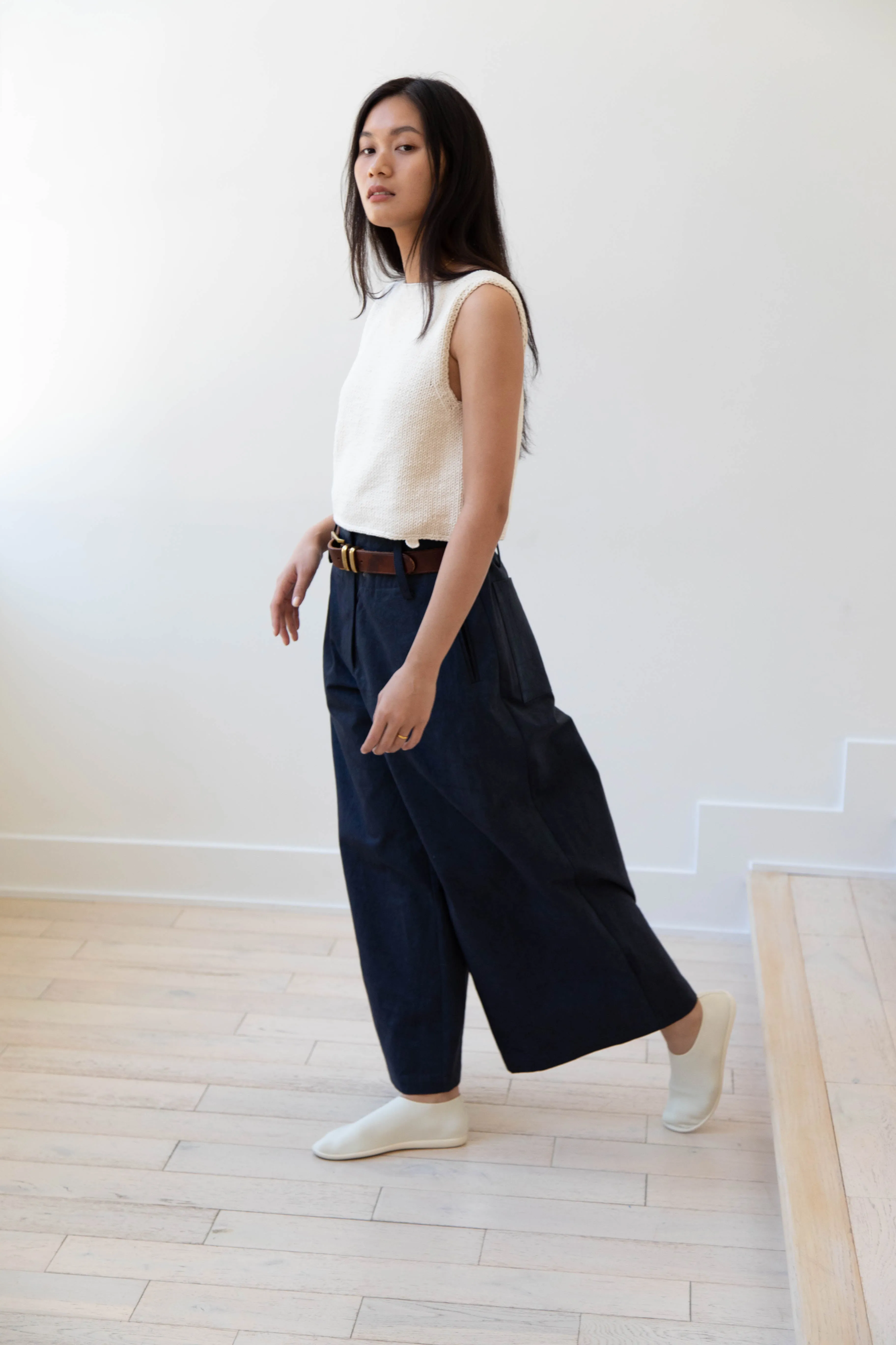 Cawley | Grace Trousers in Dark Navy