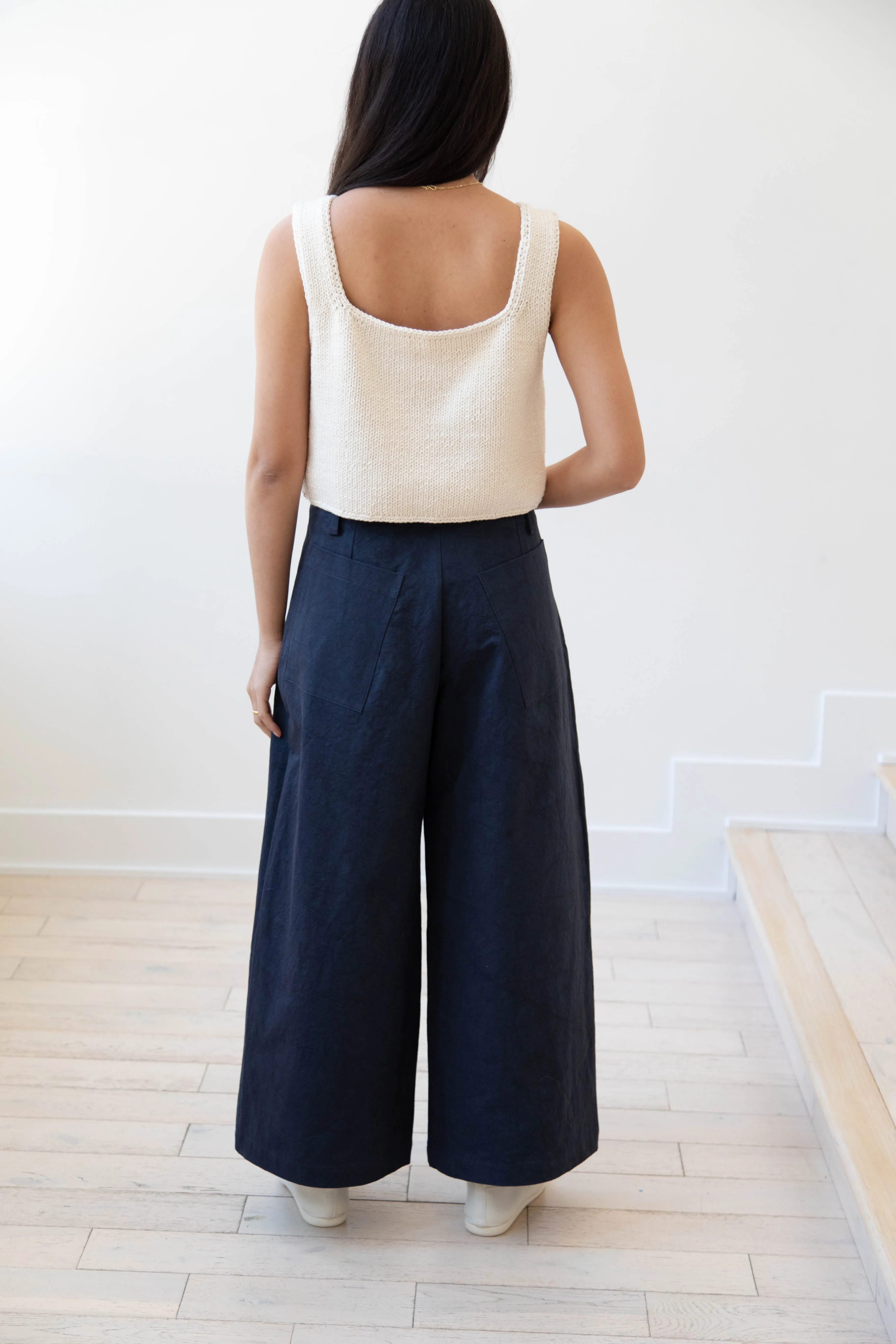 Cawley | Grace Trousers in Dark Navy