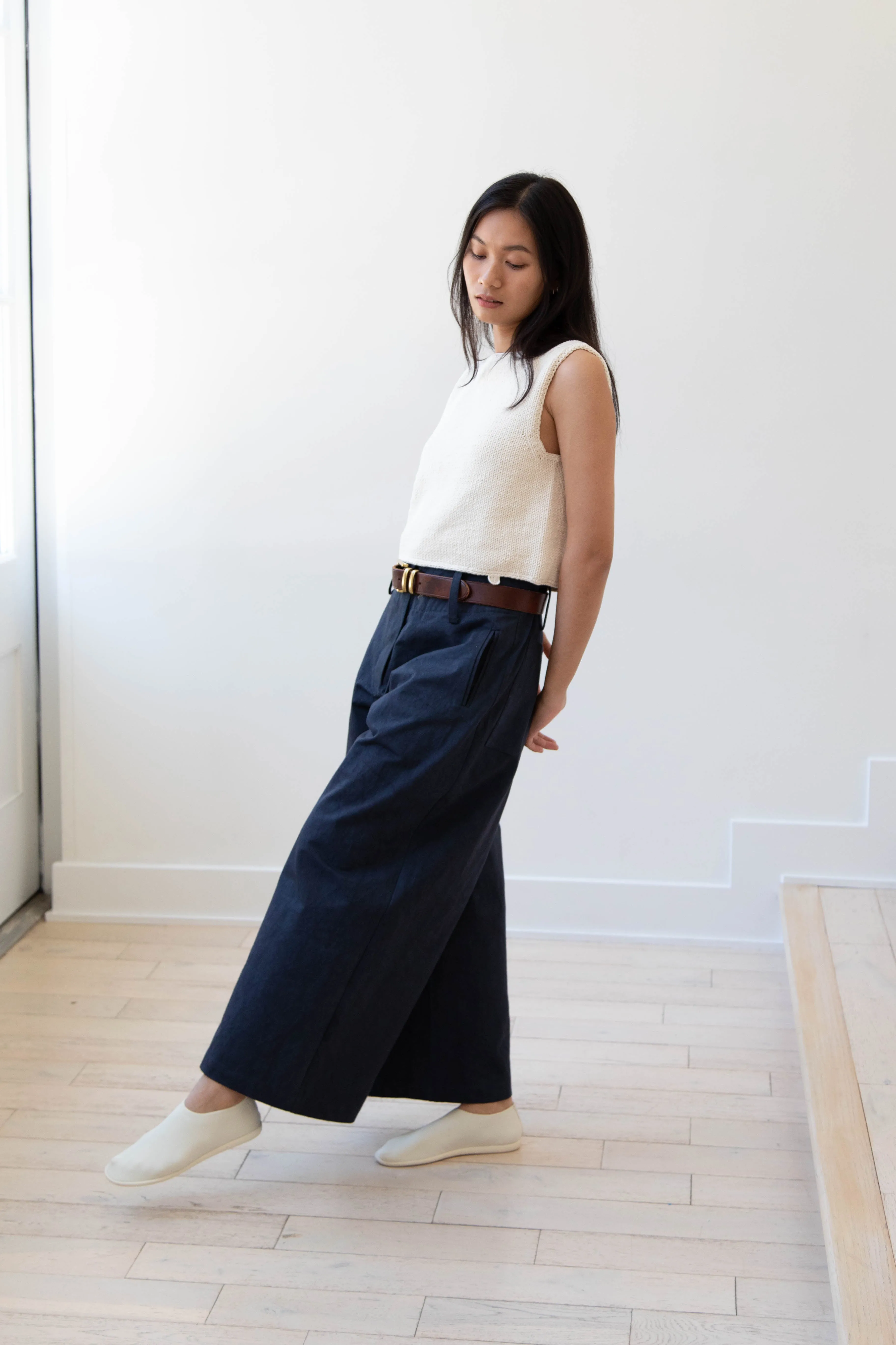Cawley | Grace Trousers in Dark Navy