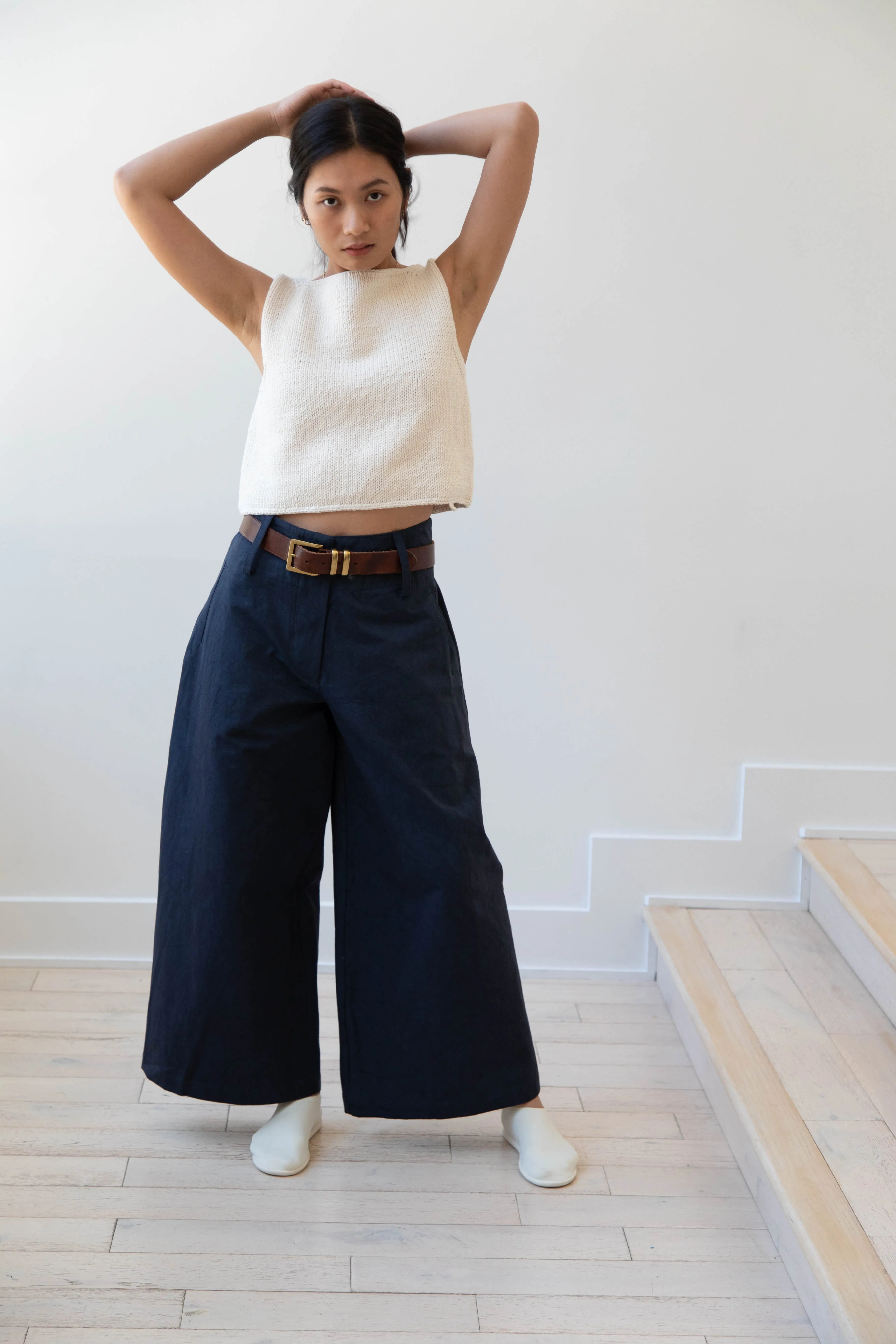 Cawley | Grace Trousers in Dark Navy