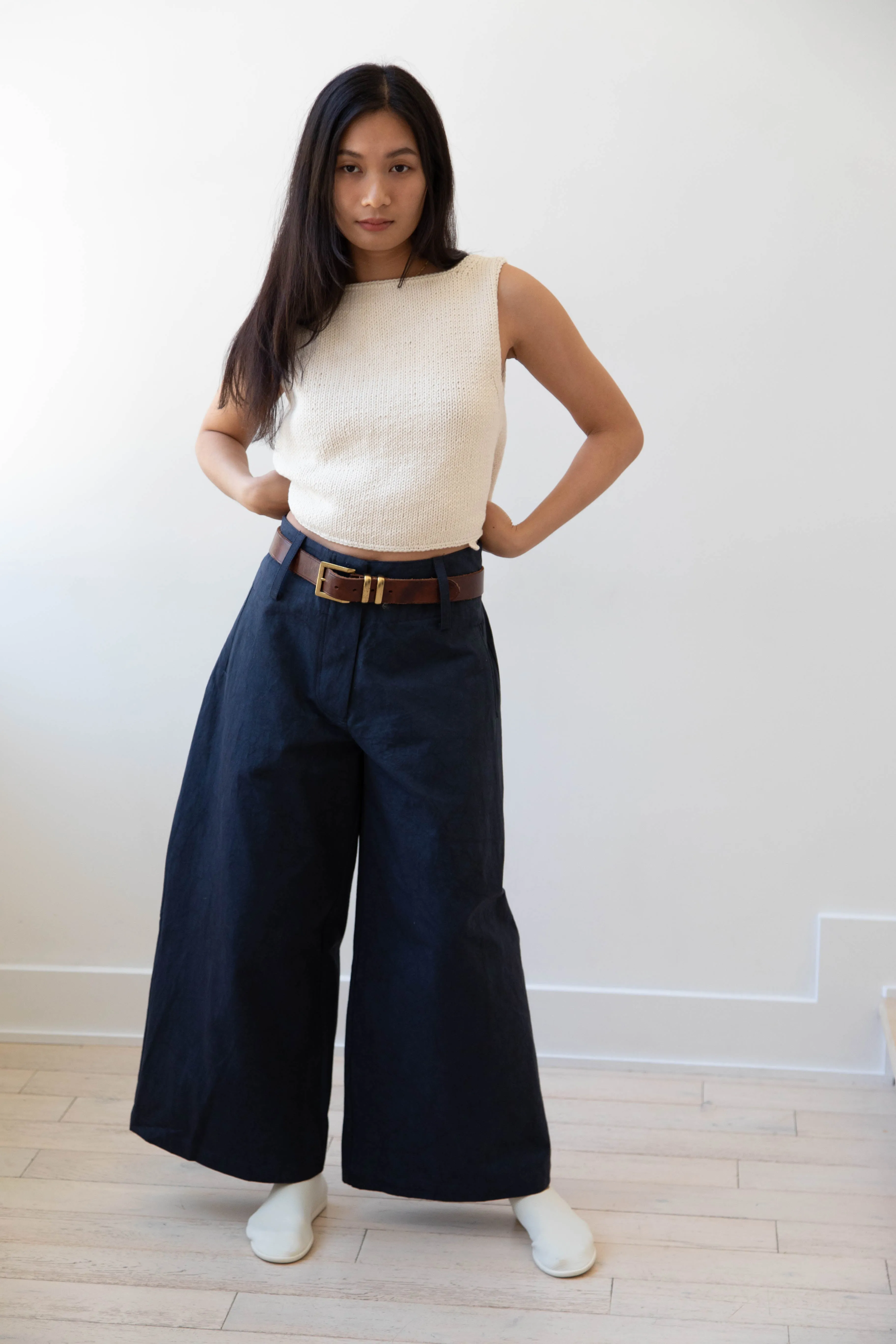 Cawley | Grace Trousers in Dark Navy