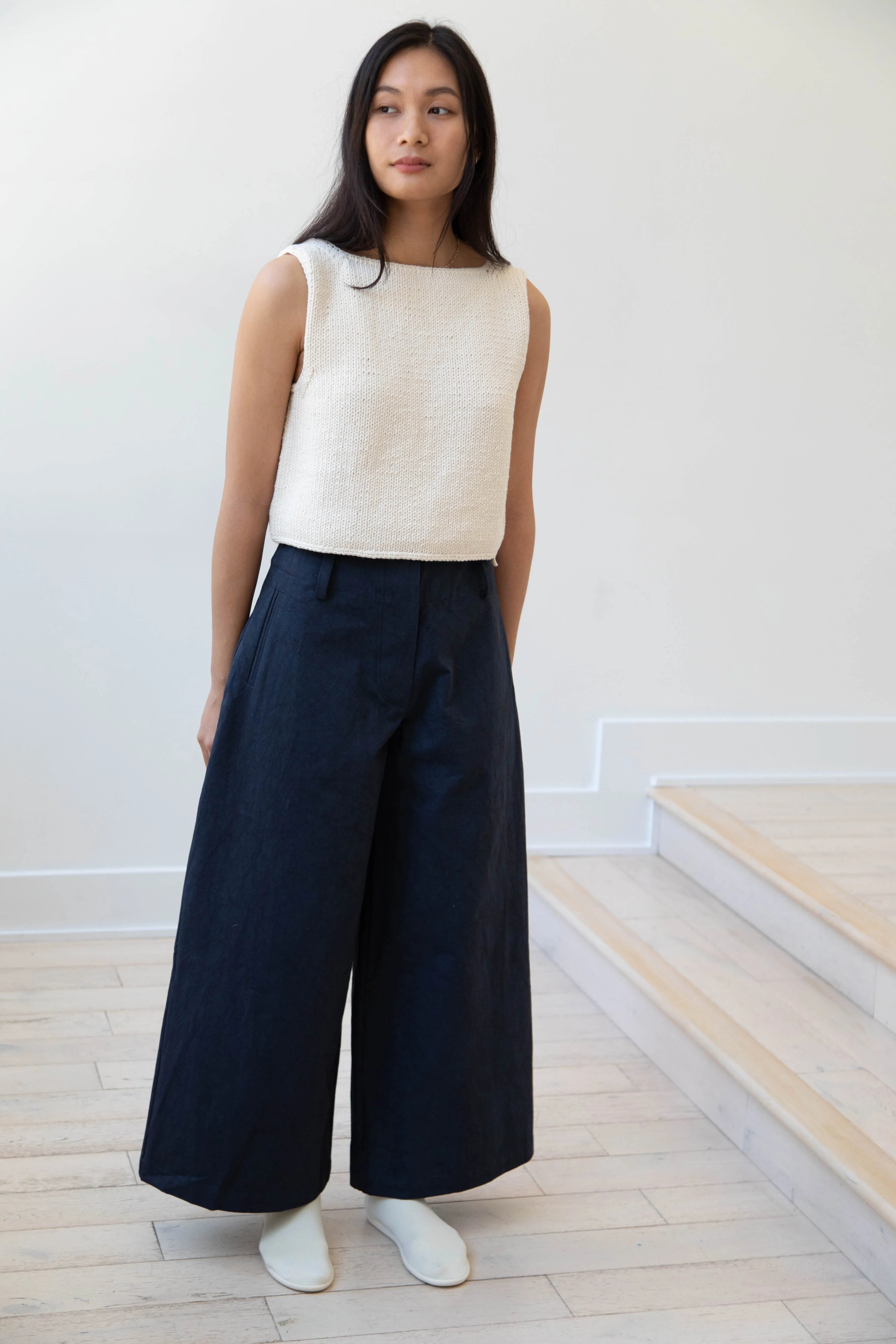 Cawley | Grace Trousers in Dark Navy