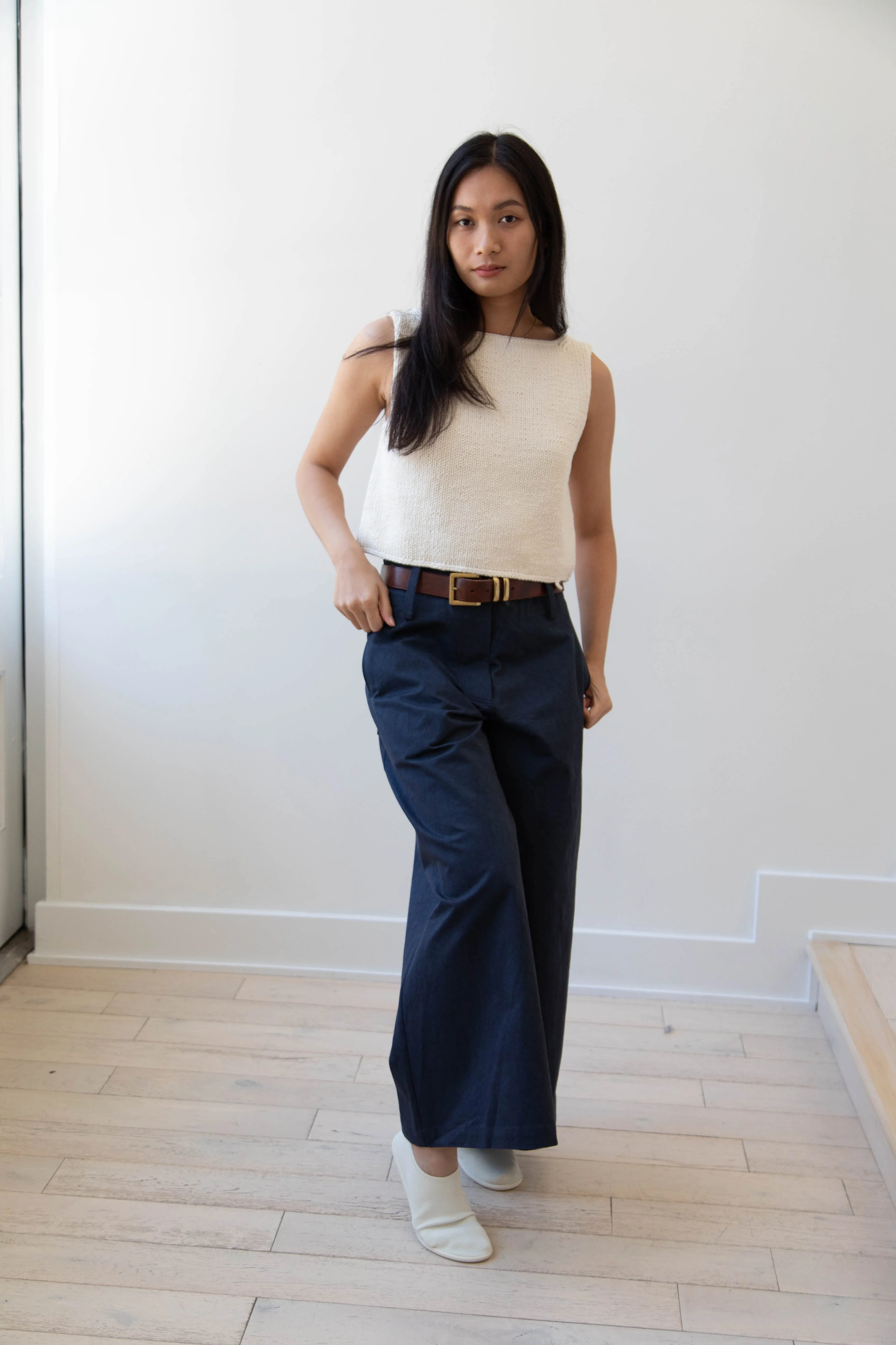 Cawley | Grace Trousers in Dark Navy