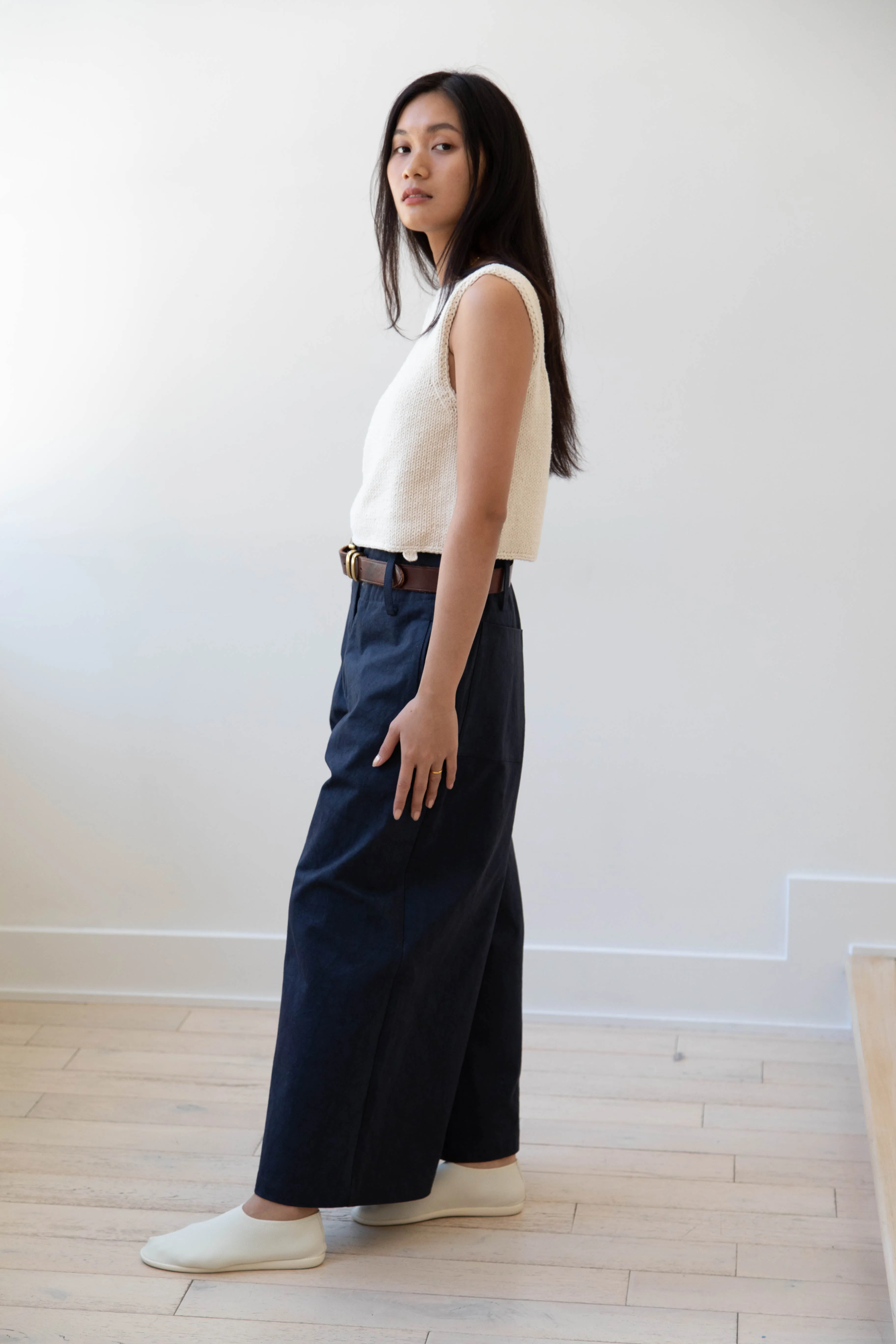 Cawley | Grace Trousers in Dark Navy