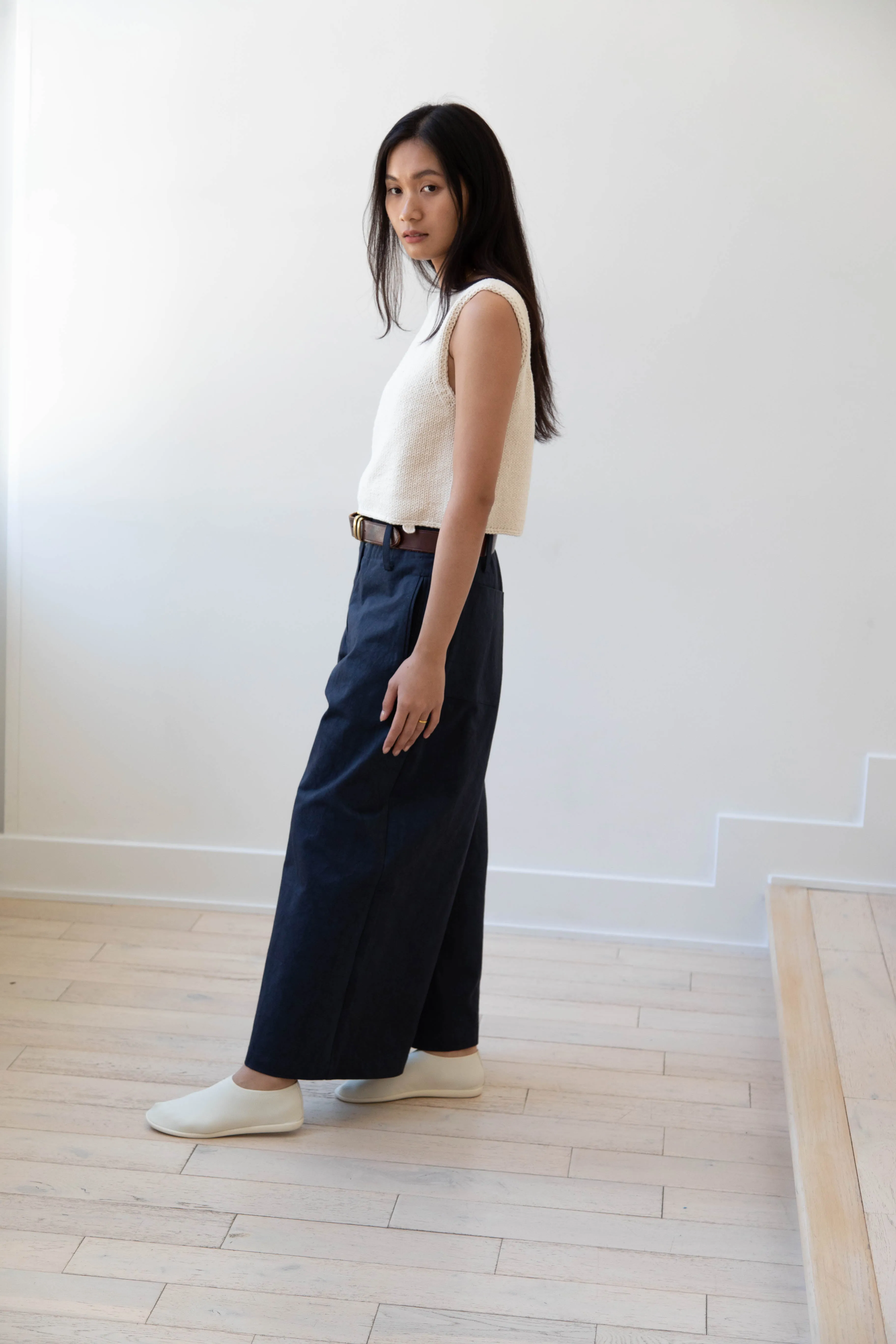 Cawley | Grace Trousers in Dark Navy