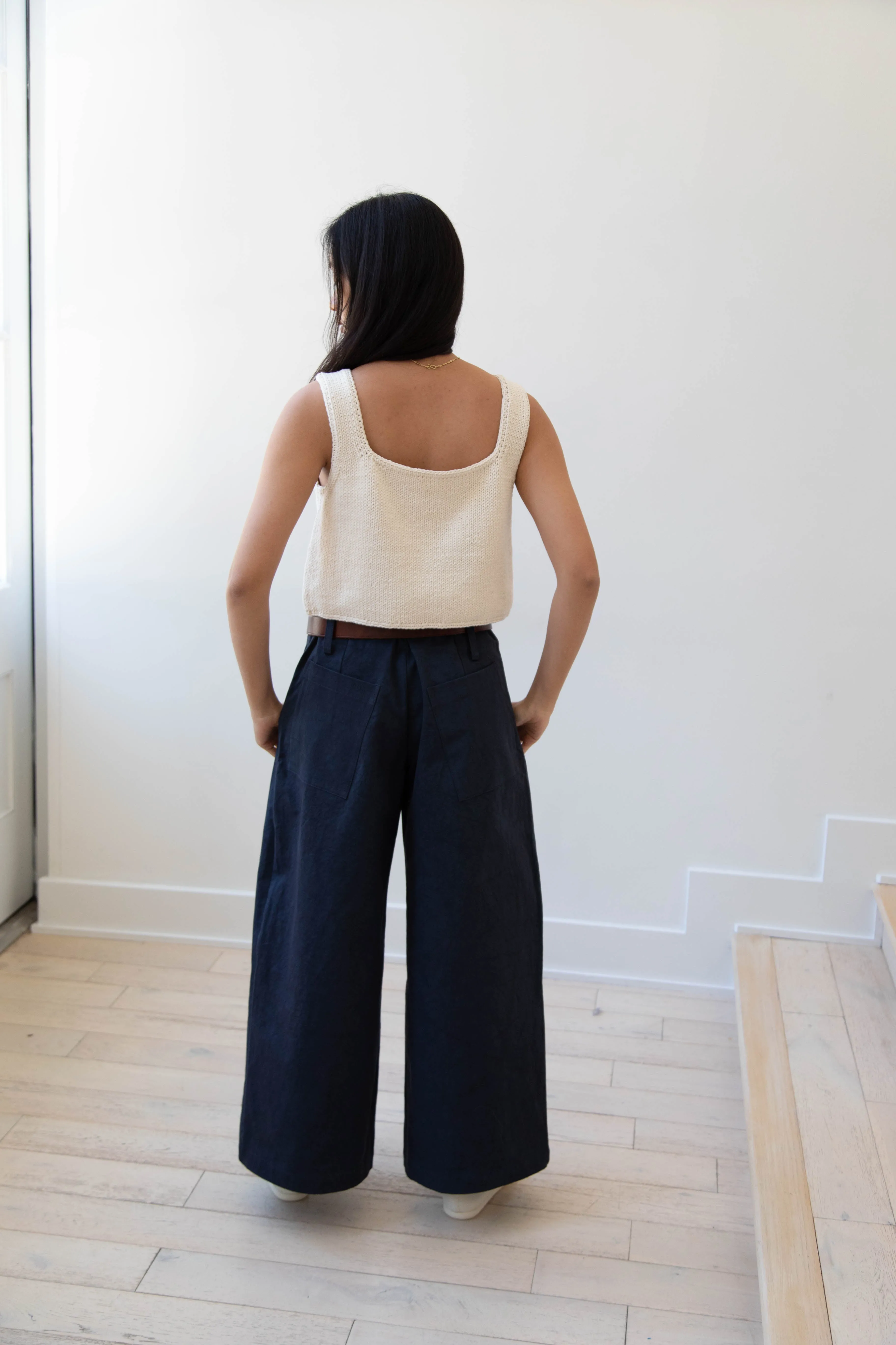 Cawley | Grace Trousers in Dark Navy