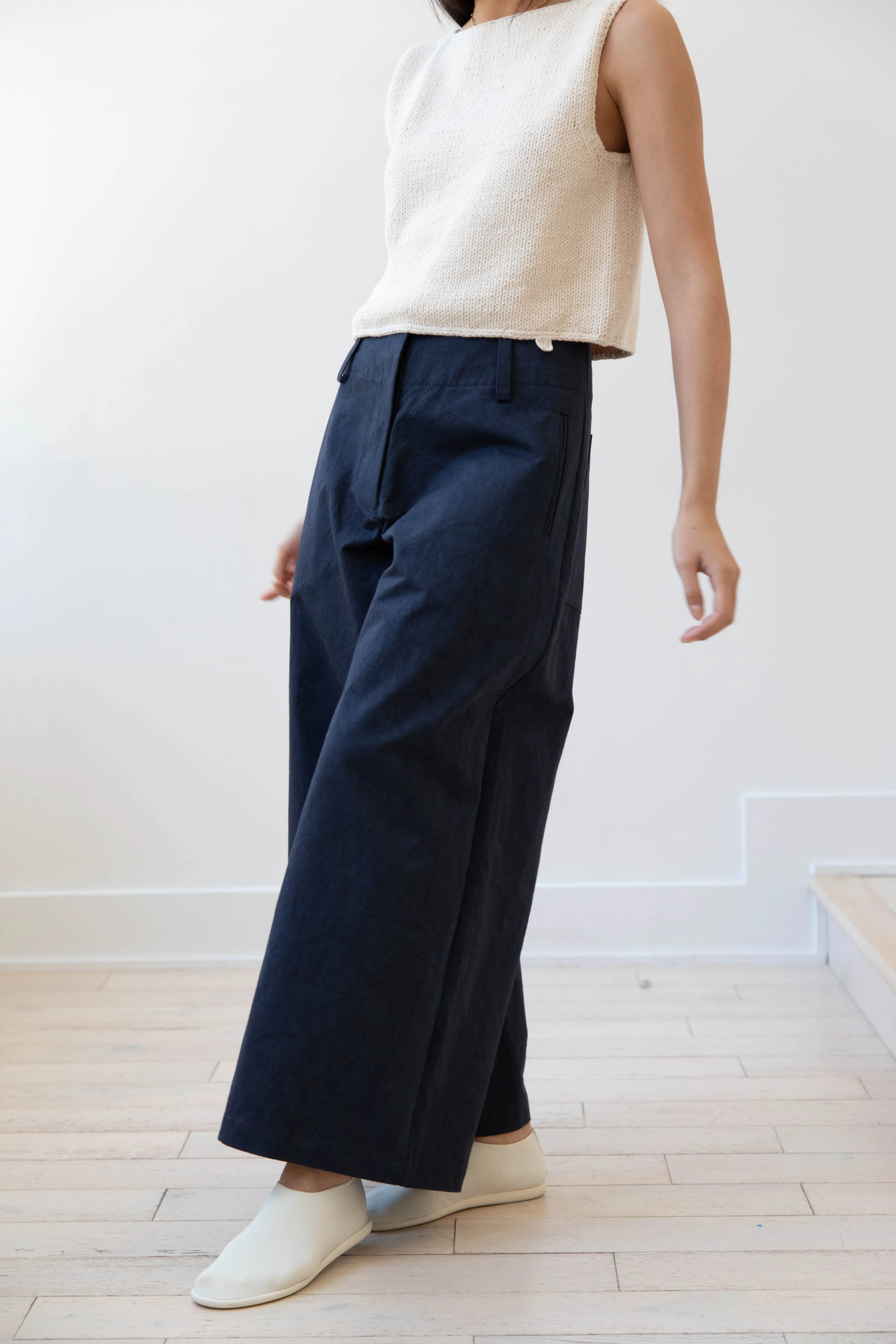 Cawley | Grace Trousers in Dark Navy