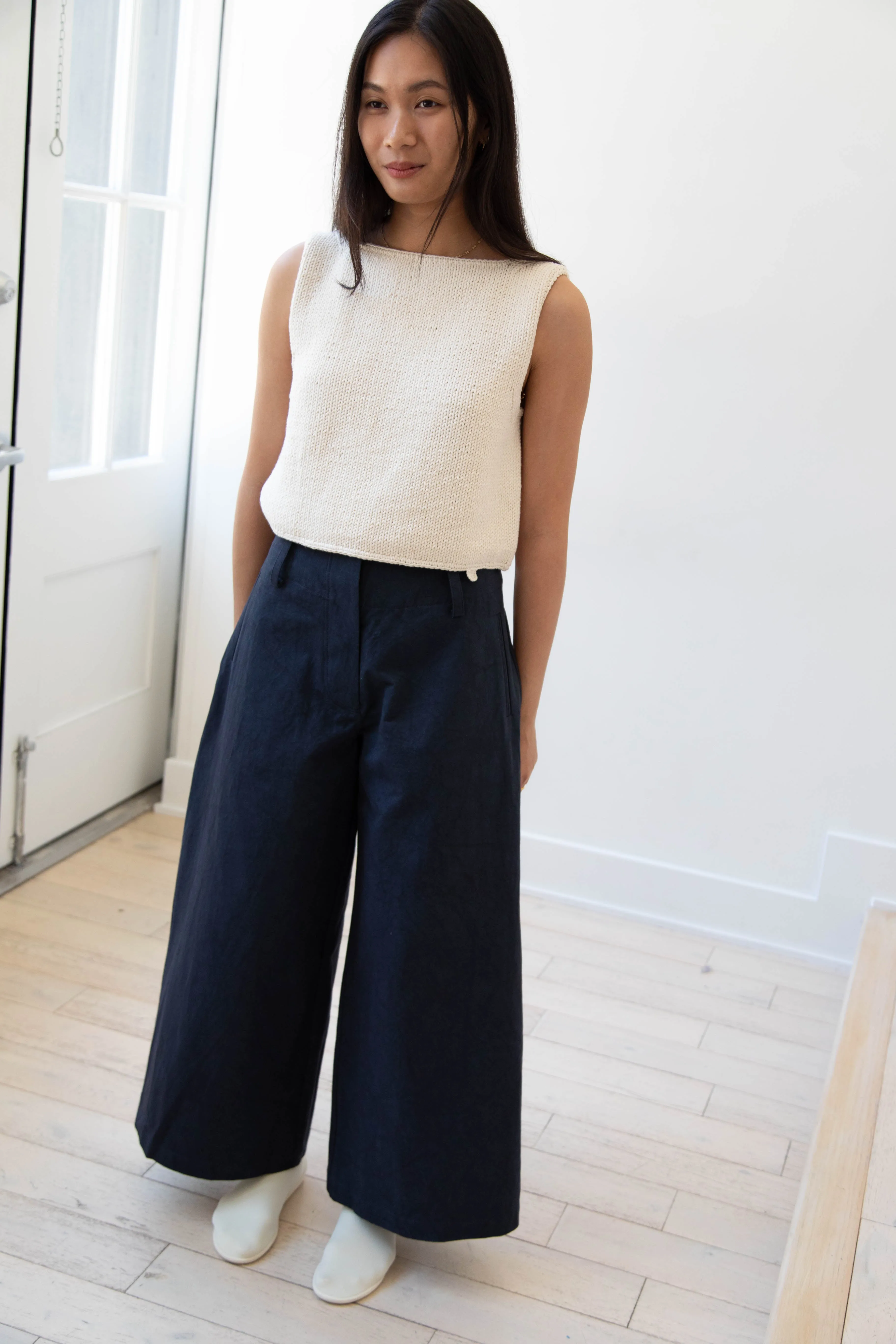 Cawley | Grace Trousers in Dark Navy