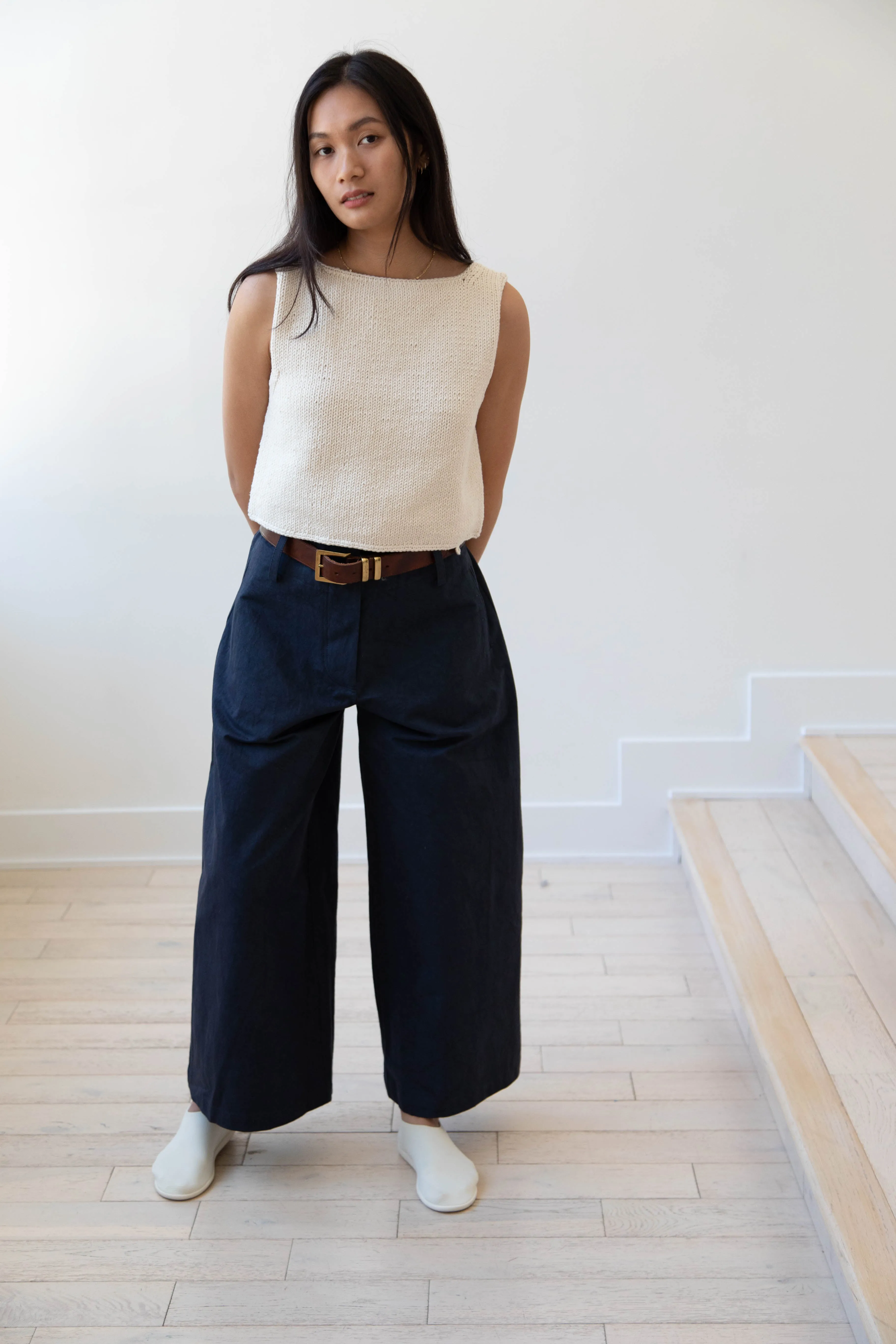 Cawley | Grace Trousers in Dark Navy