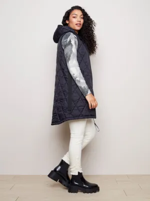 Charlie B Hooded Puffer Vest