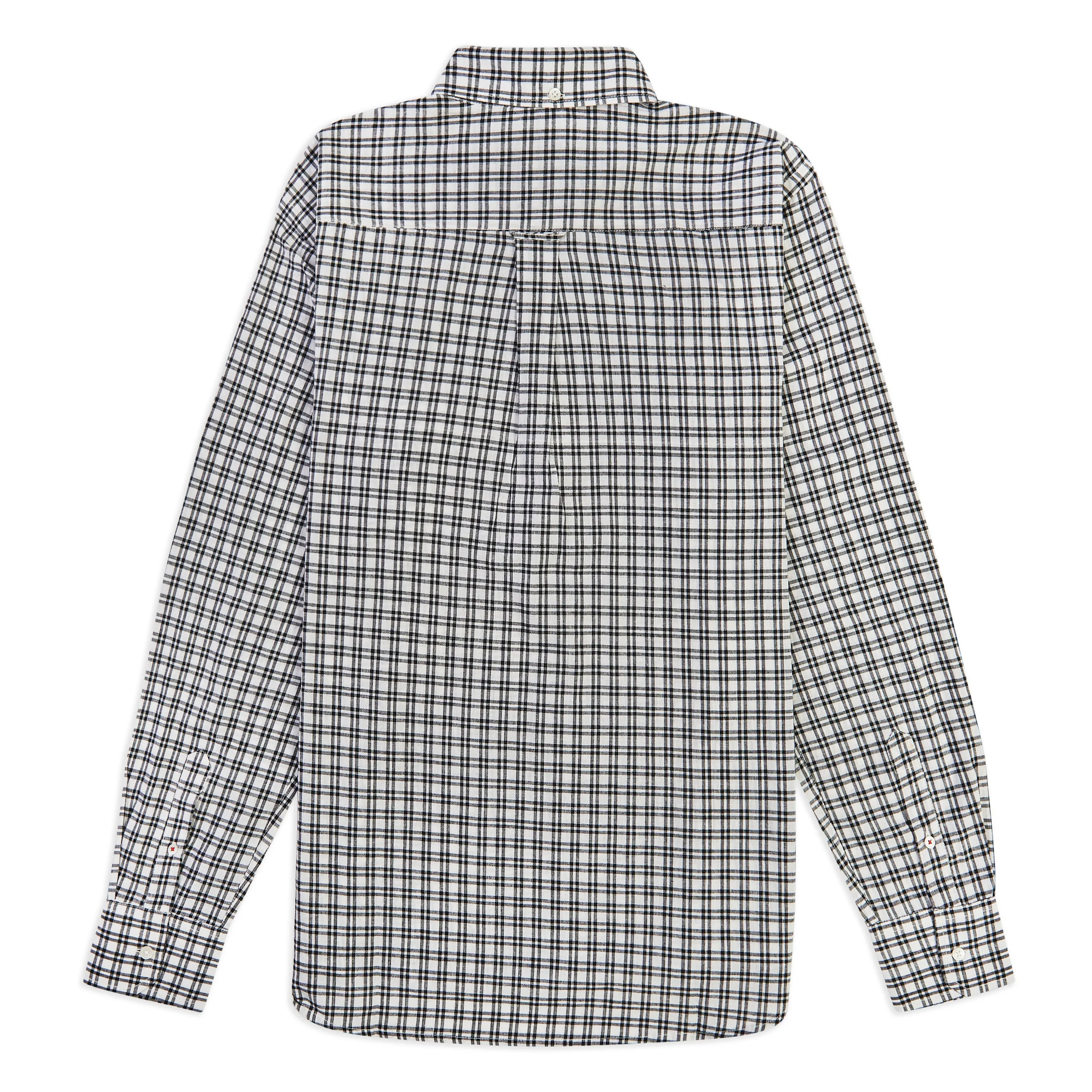 Check Button Down Shirt - Black & White