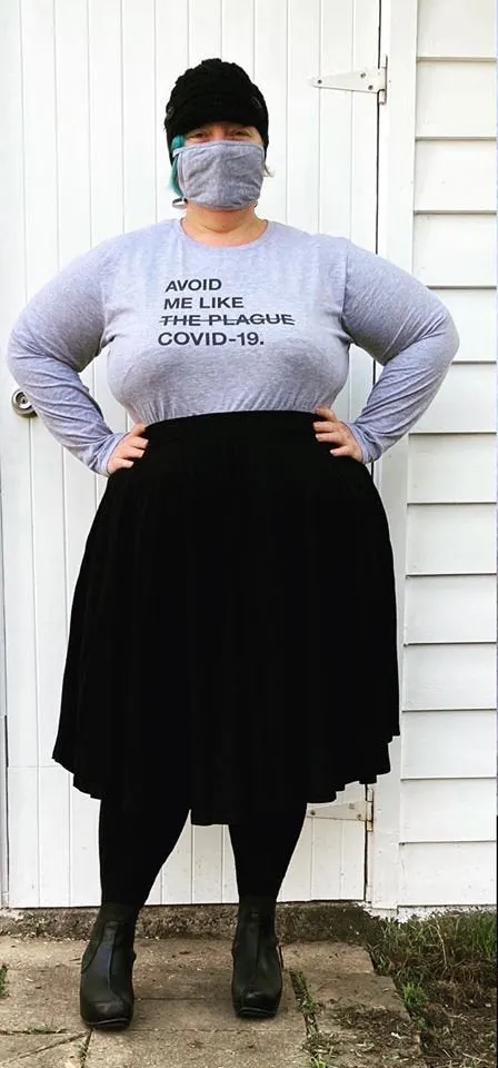 Cotton Jersey Circle Skirt