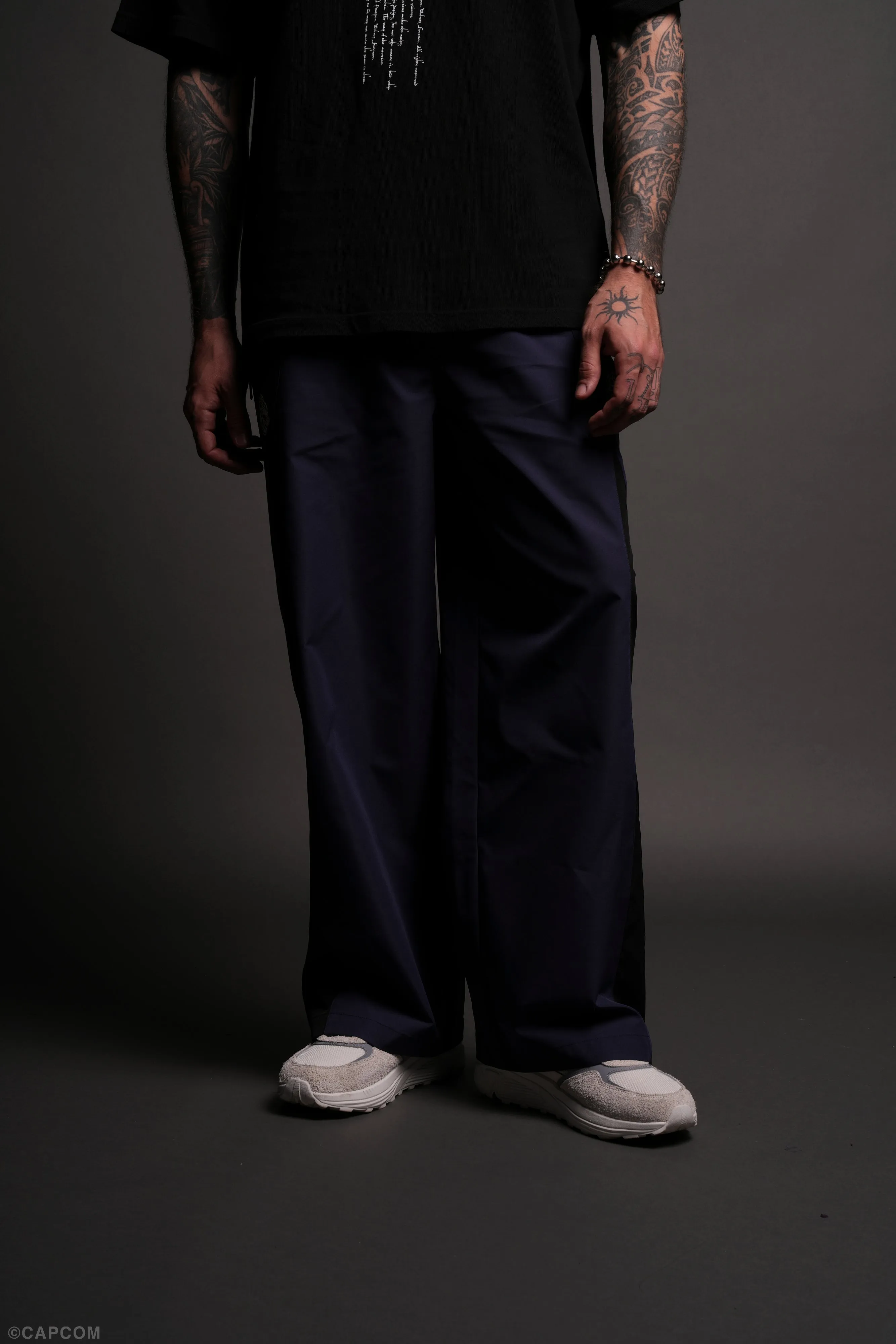 Dual Brolic Track Pants in Storm Blue/Black