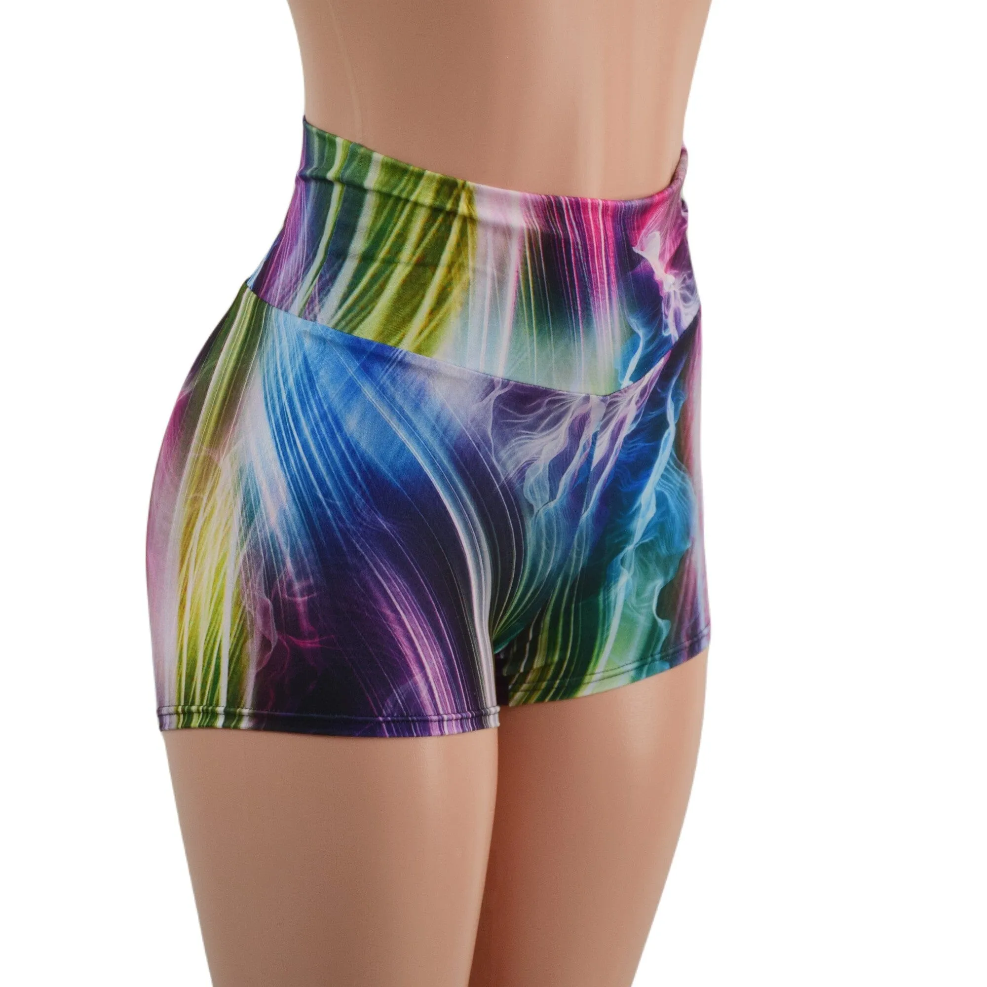 Electric Slide High Waist Shorts READY to SHIP