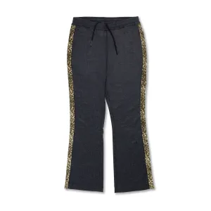 Flare Leg Track Pant (Charcoal Heather)