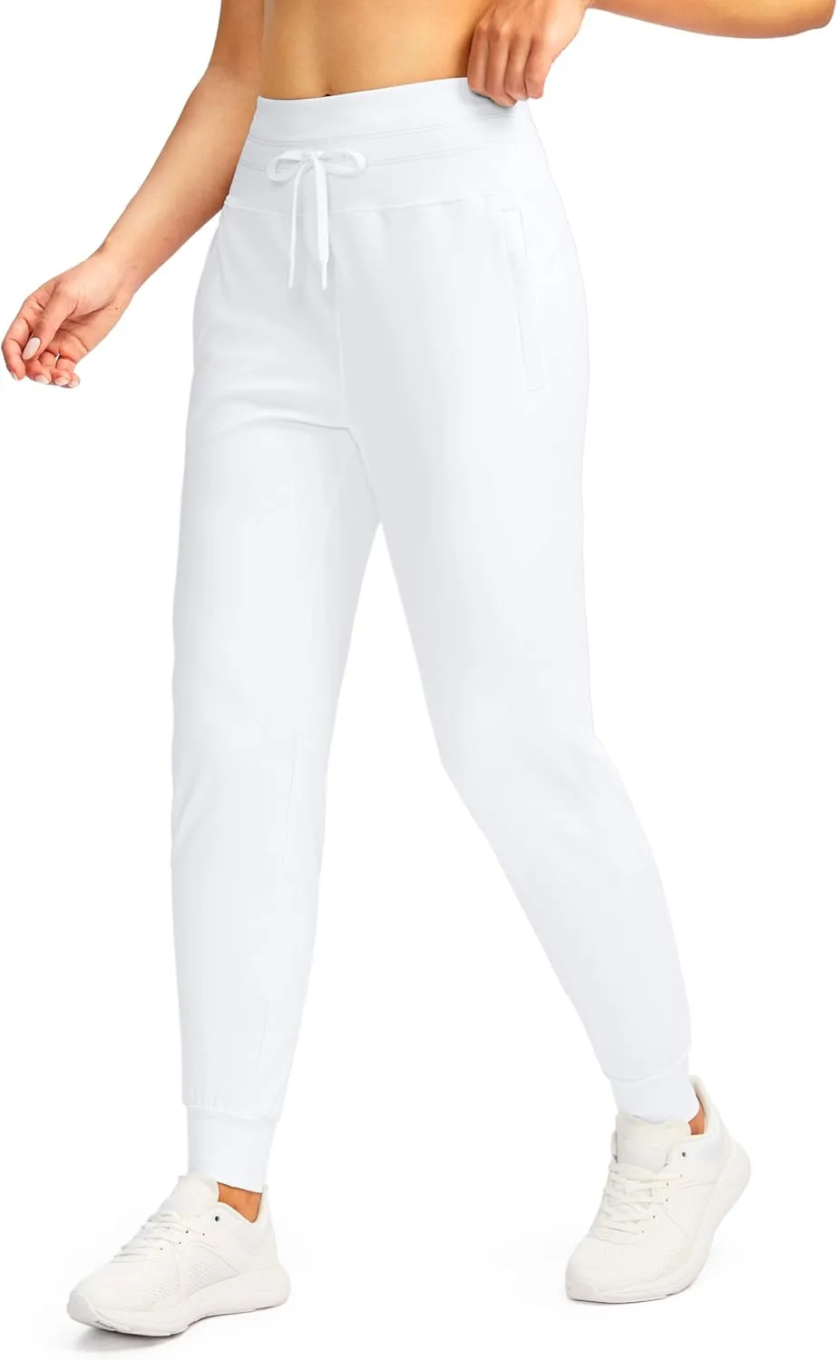 G Gradual Women's Joggers Pants with Zipper Pockets High Waisted Sweatpants Athletic Tapered Pants for Women Lounge Workout