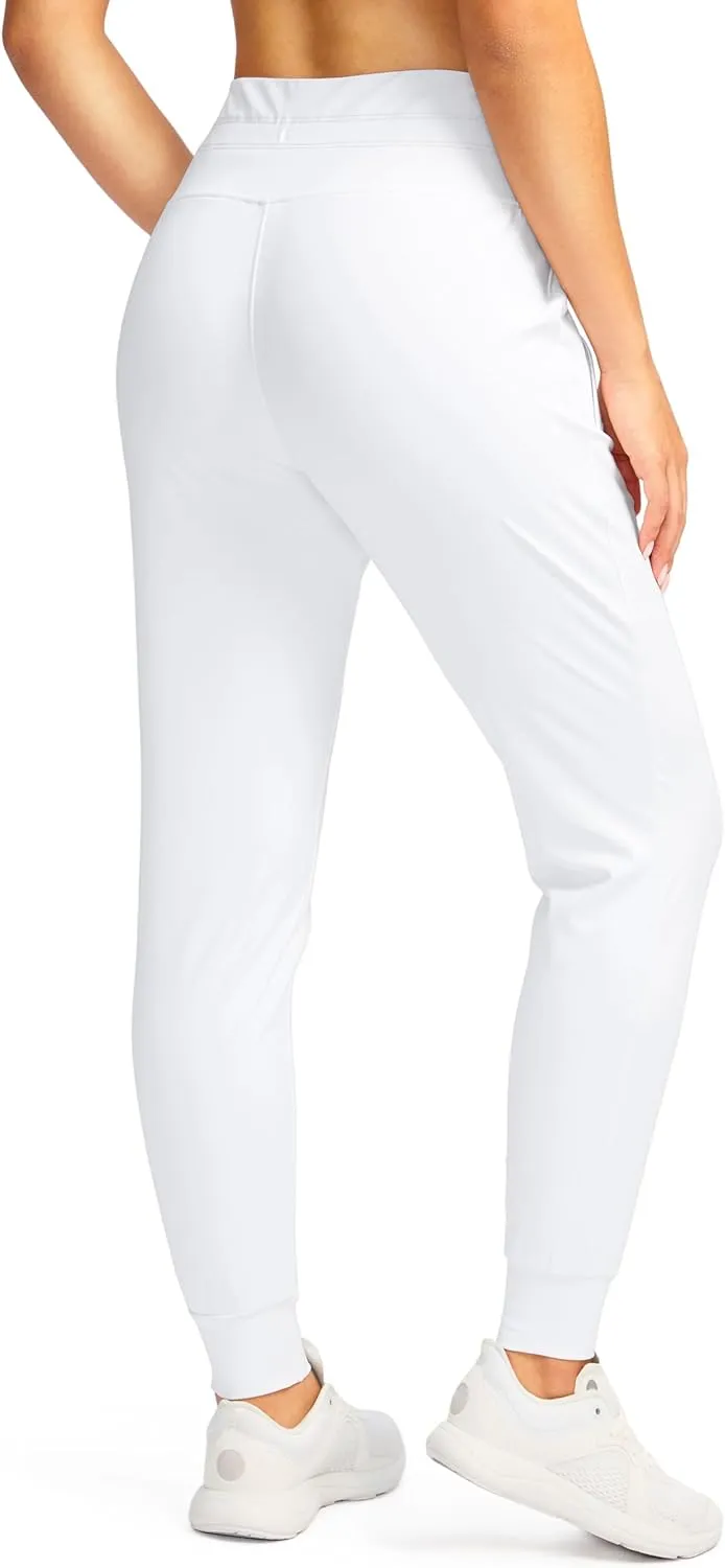 G Gradual Women's Joggers Pants with Zipper Pockets High Waisted Sweatpants Athletic Tapered Pants for Women Lounge Workout