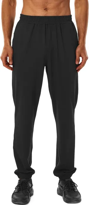 HOdo 34"/36" Long Inseam Tall Mens Joggers Cuffed Sweatpants Baggy Workout Pants Zipper Pockets