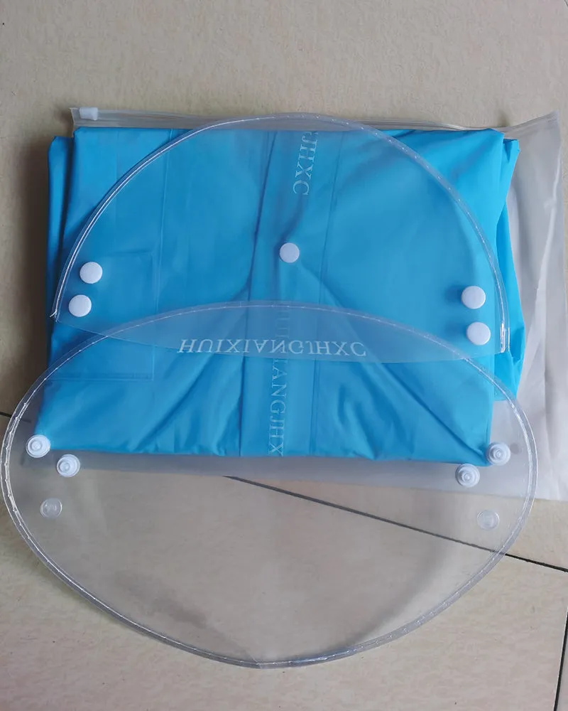HUIXIANGJHXC raincoat, adult portable raincoat poncho with hood and sleeves
