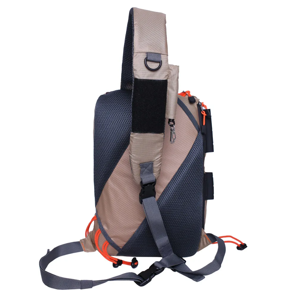 Kylebooker Fly Fishing Sling Packs Fishing Tackle Storage Shoulder Bag SL03