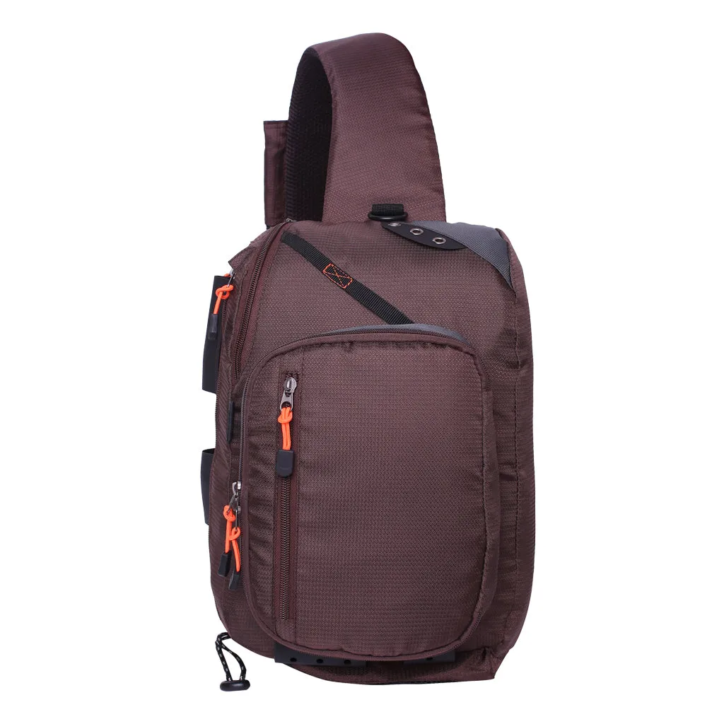Kylebooker Fly Fishing Sling Packs Fishing Tackle Storage Shoulder Bag SL03