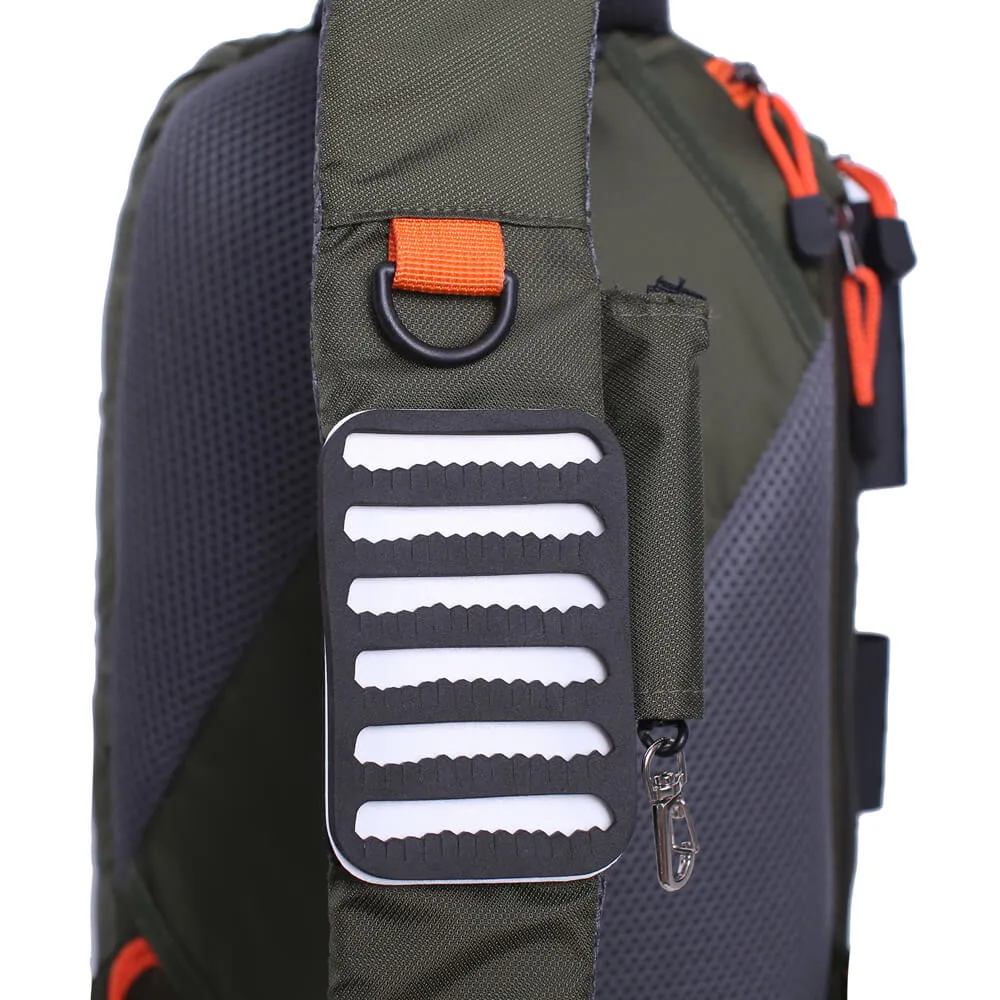 Kylebooker Fly Fishing Sling Packs Fishing Tackle Storage Shoulder Bag SL03
