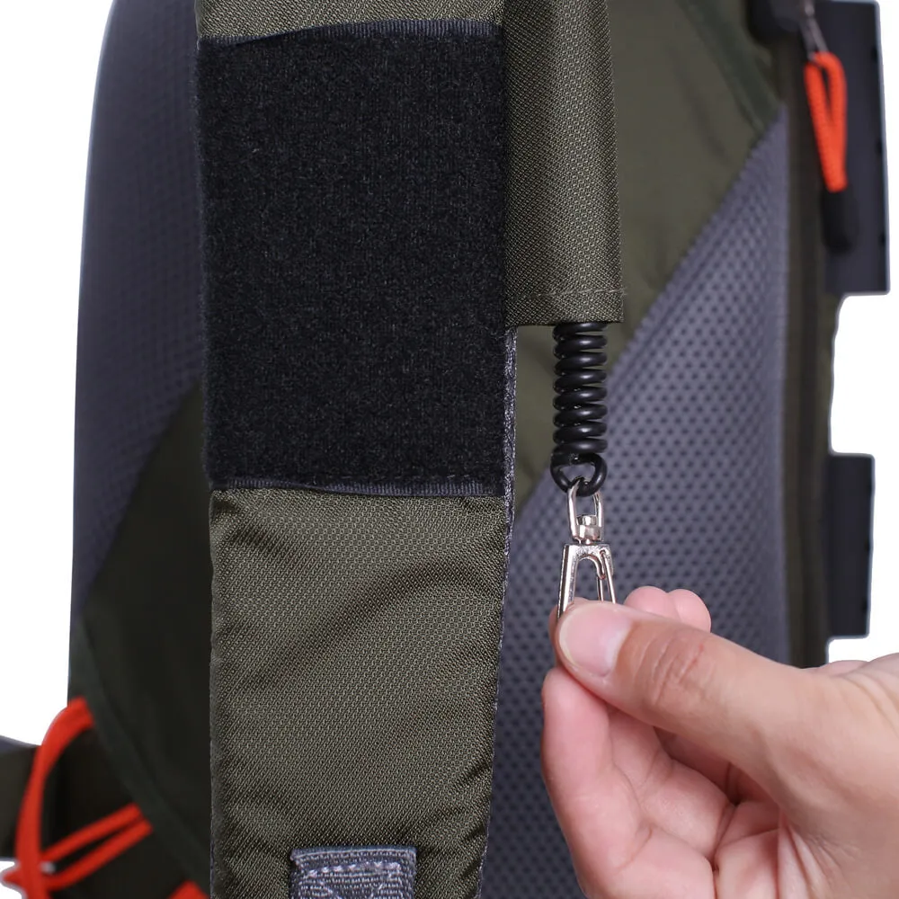 Kylebooker Fly Fishing Sling Packs Fishing Tackle Storage Shoulder Bag SL03