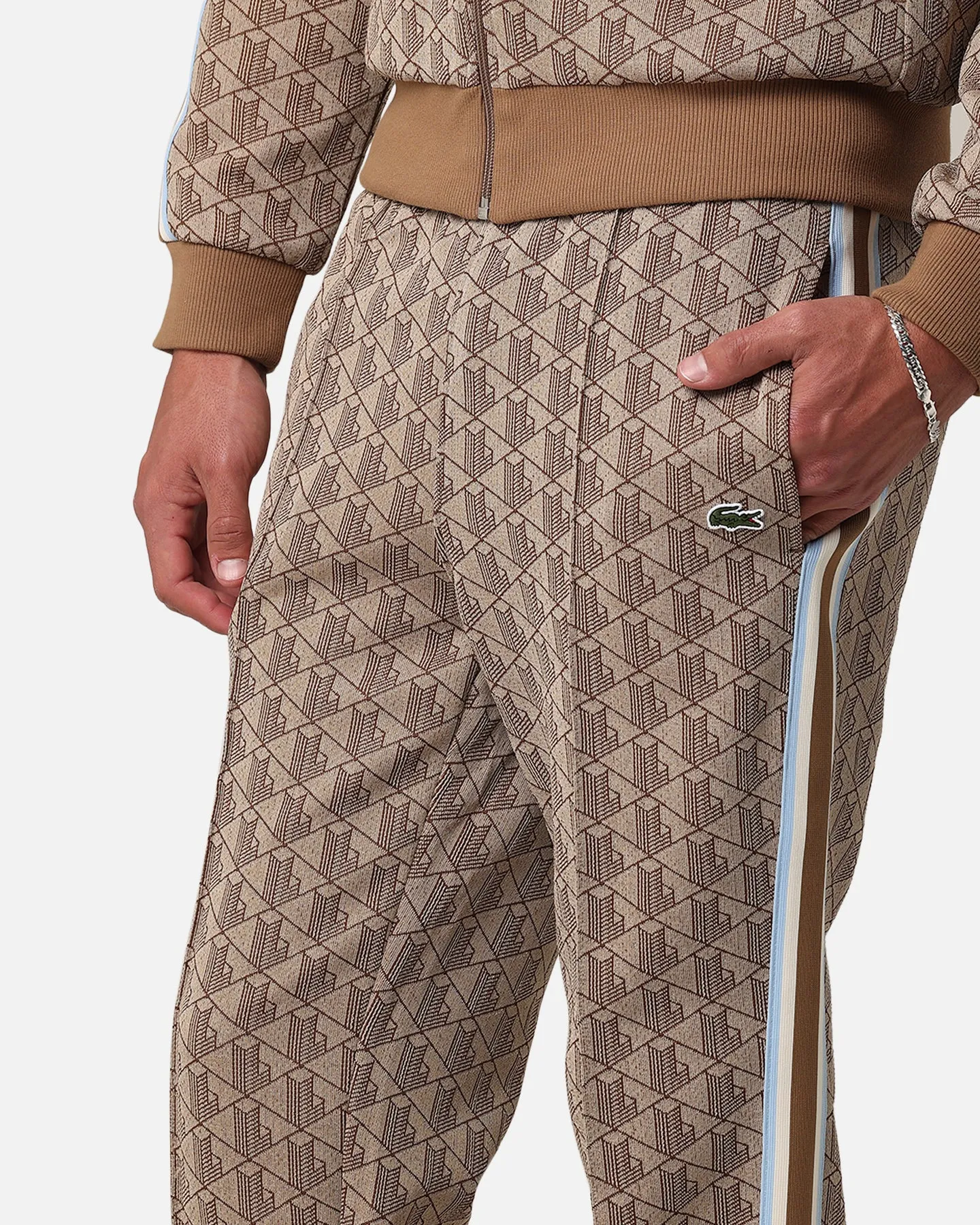 Lacoste Core Originals Monogram Track Pants Croissant