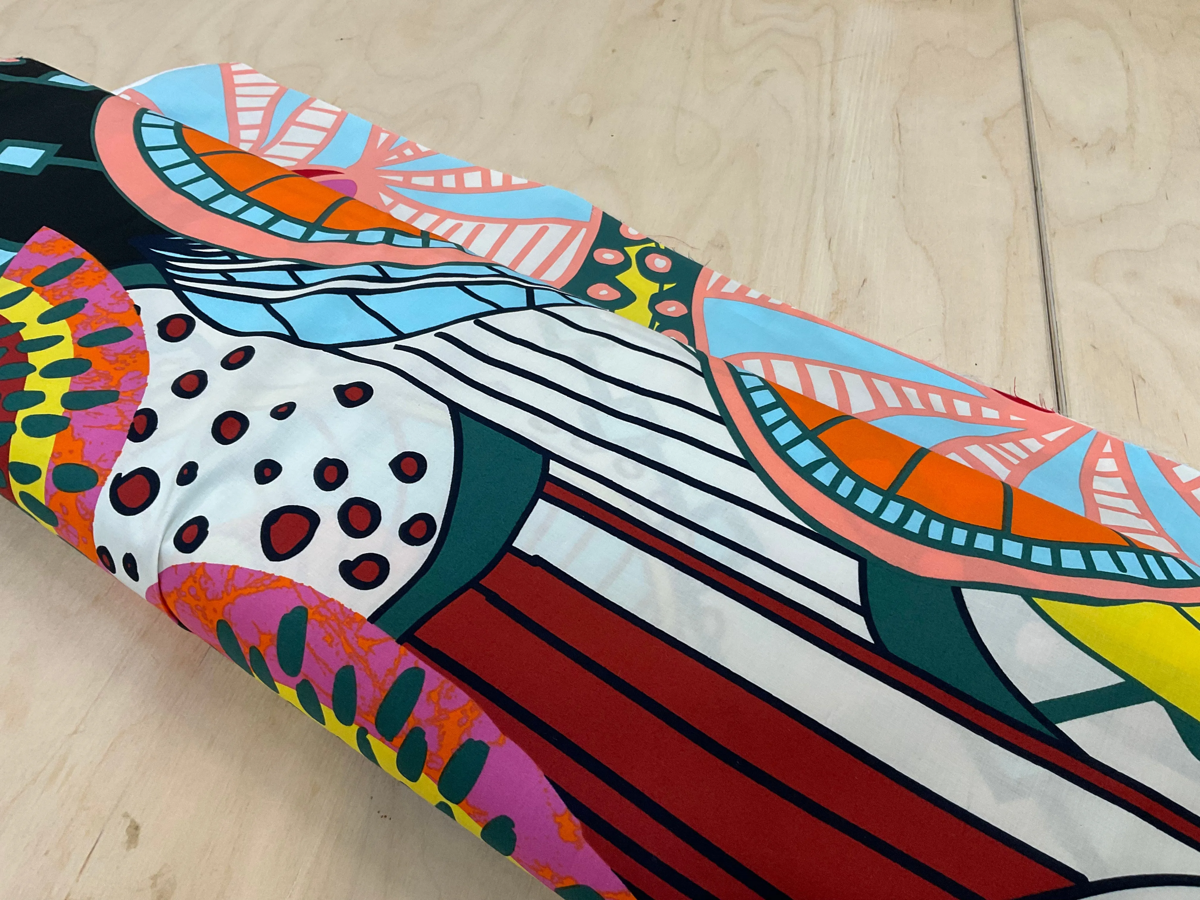 Large Scale Fruity Abstract Cotton Lawn