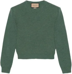 L/S V/NECK WOOL