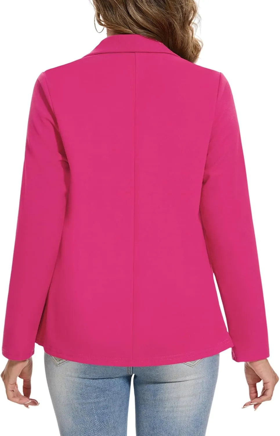 MINTLIMIT Blazers for Women Long Sleeve Button Front Blazer Lapel Business Casual Work Office Suit Jackets with Pockets