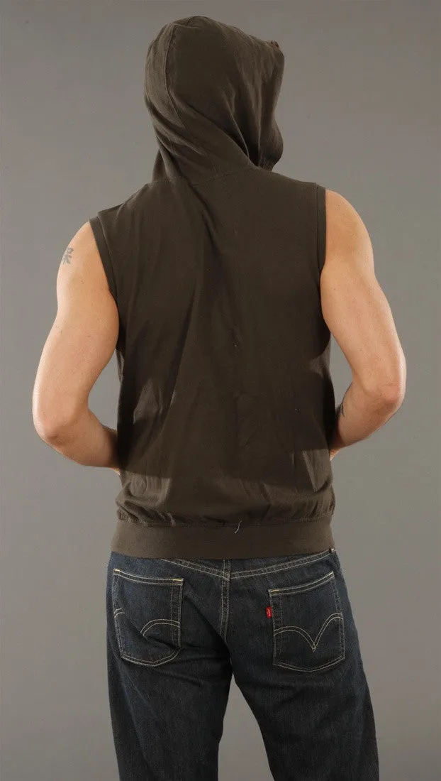 Morphine Generation Button Down Hooded Vest