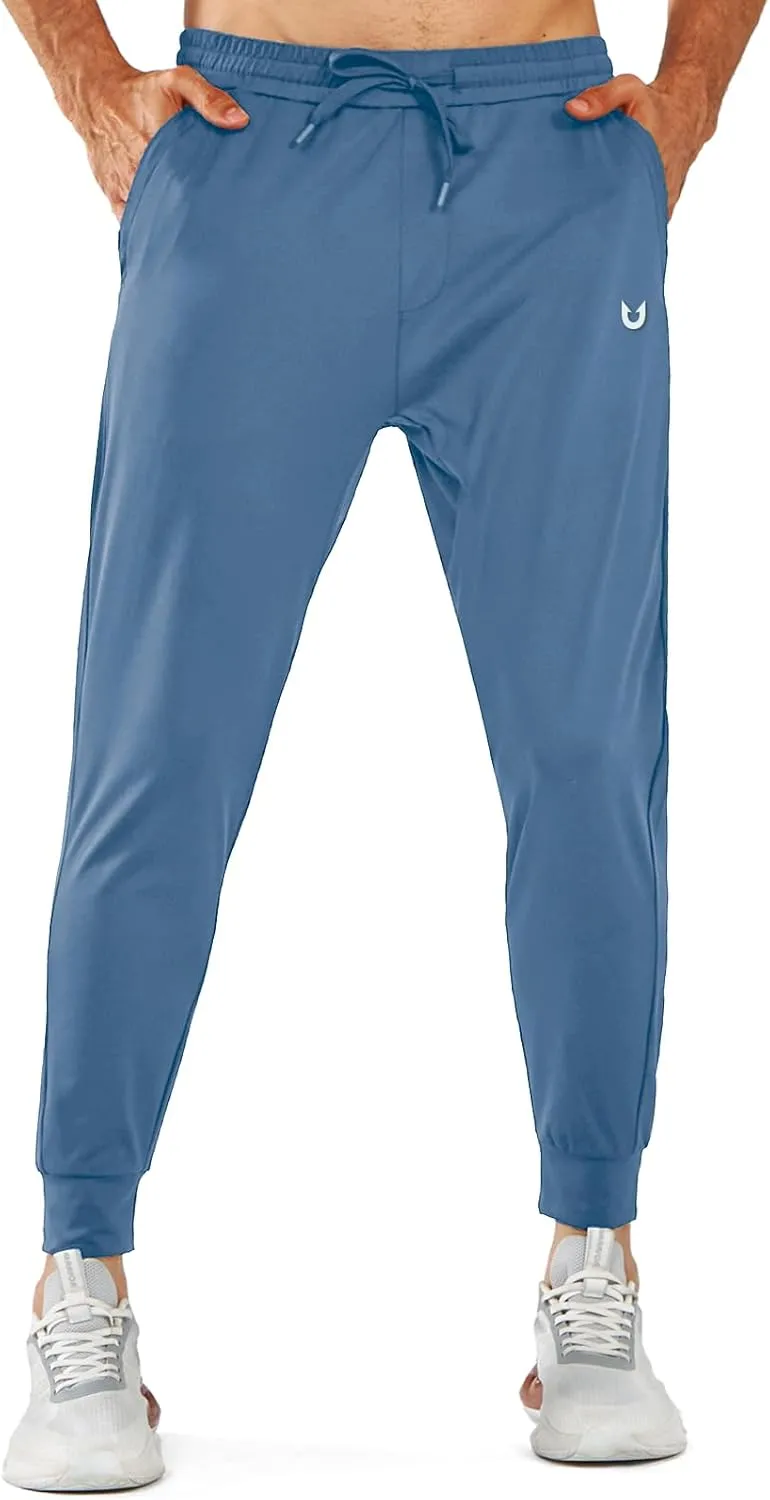 NORTHYARD Men's Joggers Pants with Zipper Pockets Tapered Athletic Workout Running Sweatpants for Men