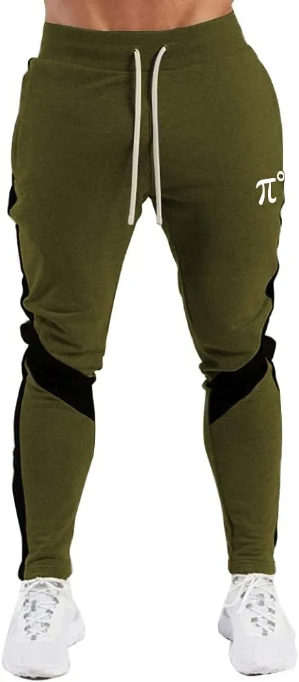 PIDOGYM Men's Track Pants,Slim Fit Athletic Sweatpants Joggers with Zipper Pockets
