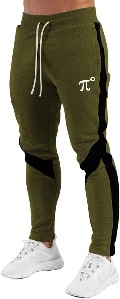 PIDOGYM Men's Track Pants,Slim Fit Athletic Sweatpants Joggers with Zipper Pockets