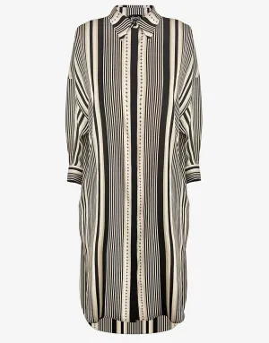 Pirates Buttoned Shirt Dress - Stripe