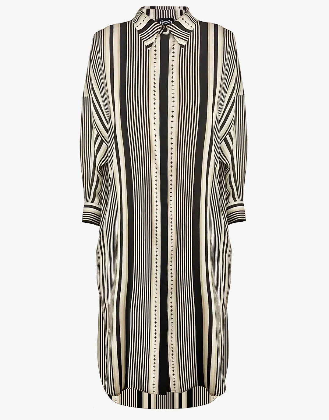 Pirates Buttoned Shirt Dress - Stripe