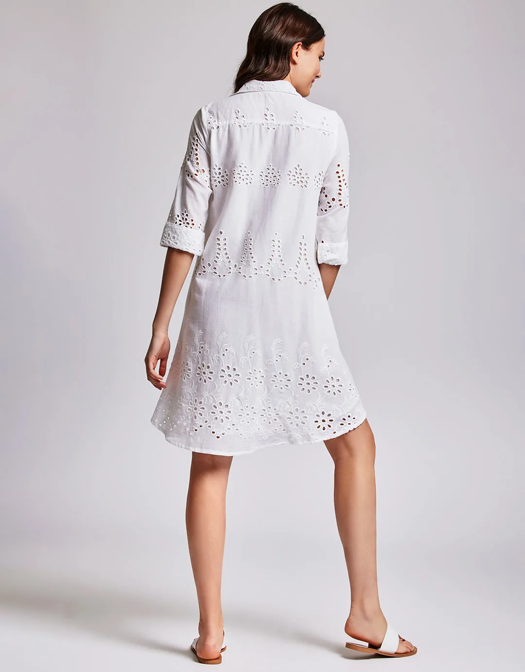 Romina Beach Shirt - White