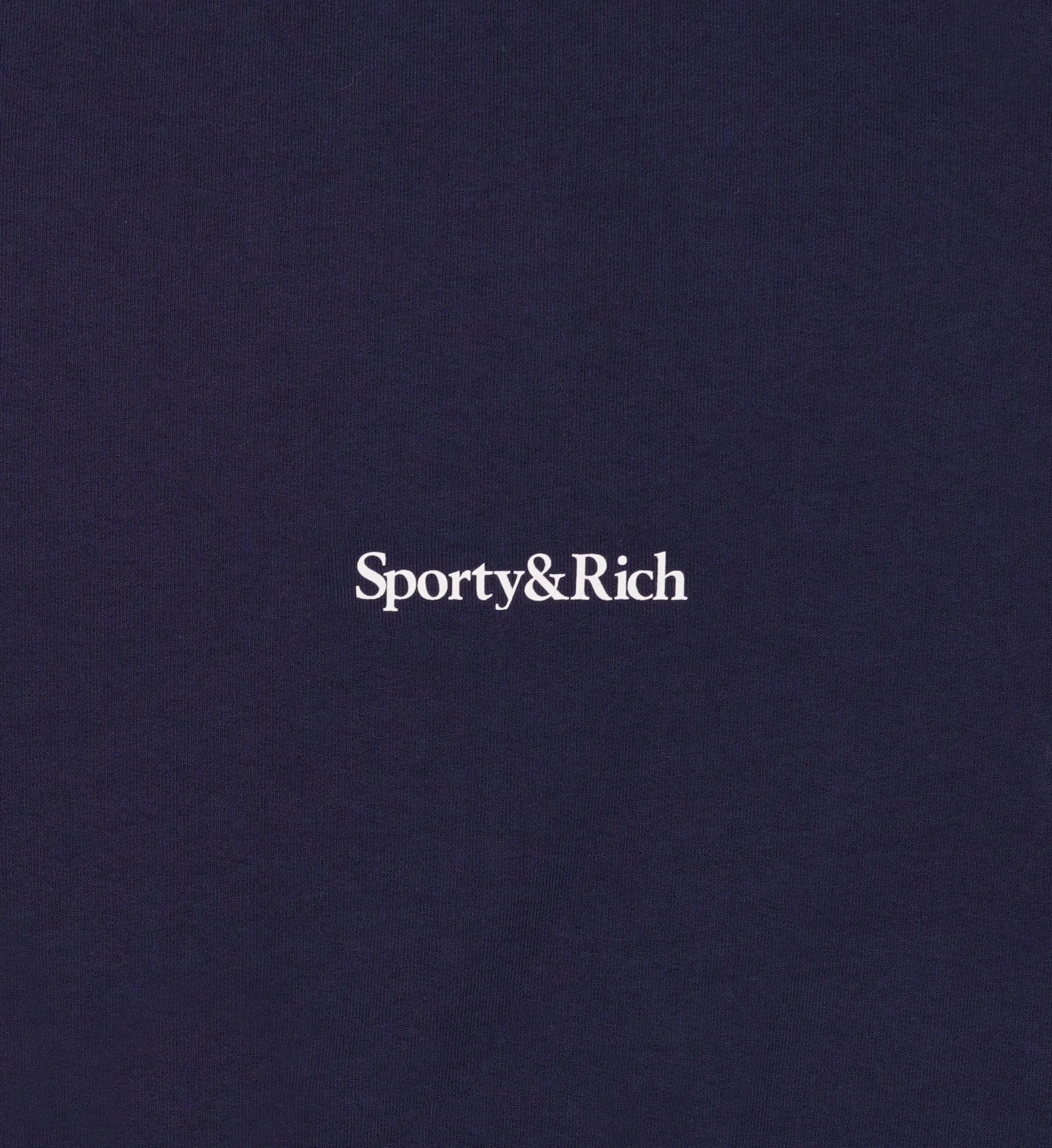 Serif Logo V-Neck Vest - Navy/White