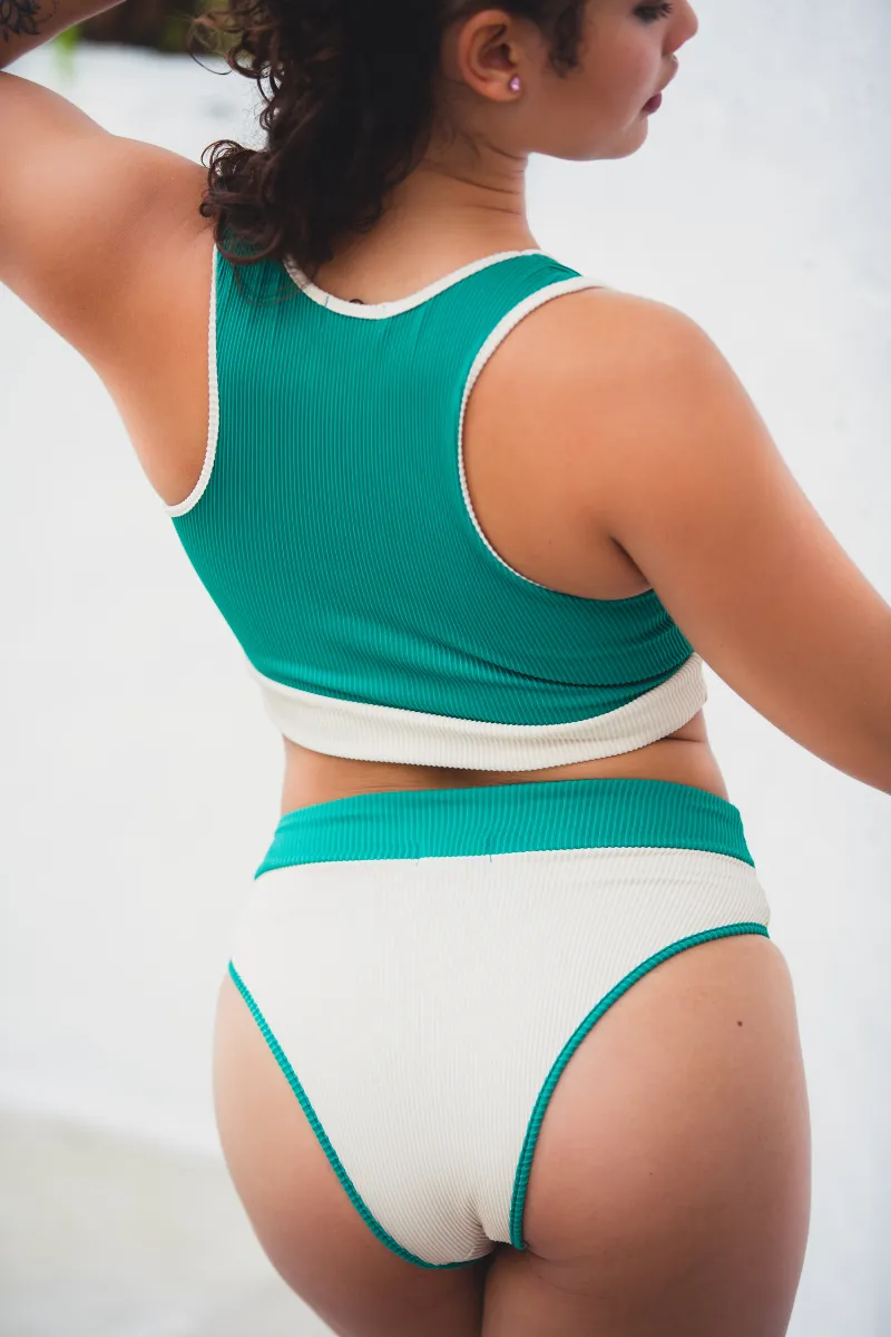 Sorte Solei Bottoms - Off White/Green